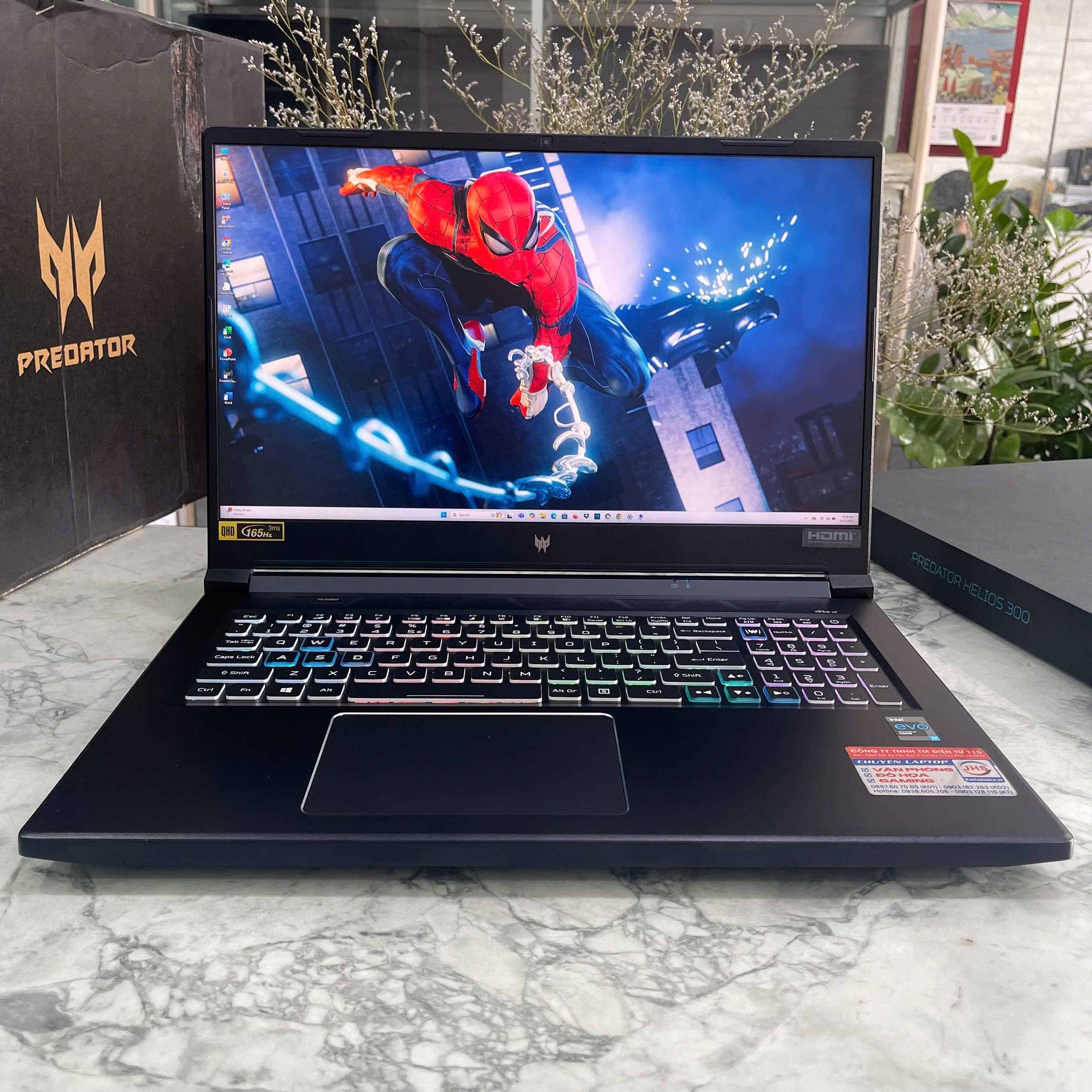   Acer Predator PH317-55 MÁY LIKENEW Core I7-11800H RAM 16GB  SSD 2.000 GB RTX 3070 8GB, Màn hình  17.3'' 2K 165Hz 