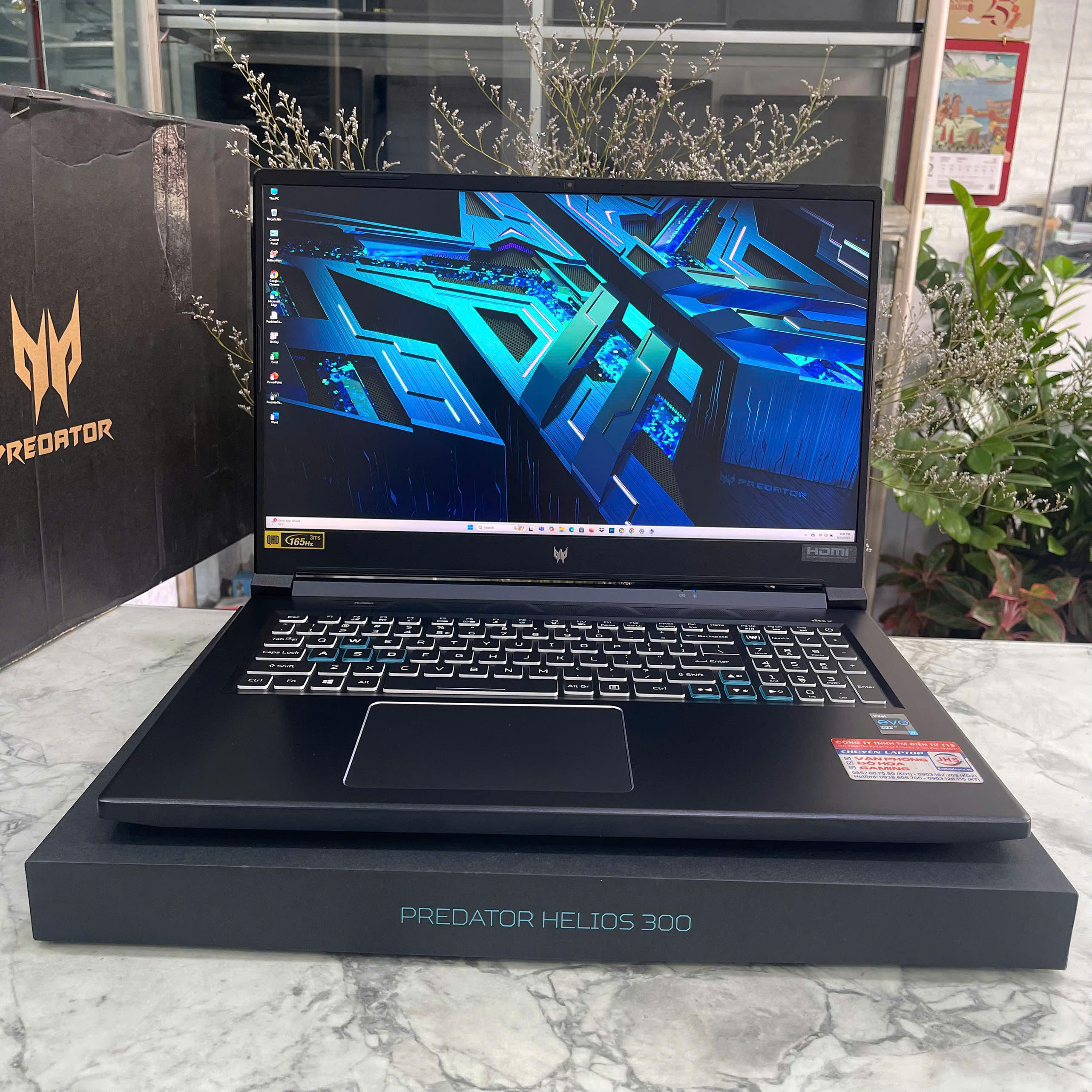   Acer Predator PH317-55 MÁY LIKENEW Core I7-11800H RAM 16GB  SSD 2.000 GB RTX 3070 8GB, Màn hình  17.3'' 2K 165Hz 
