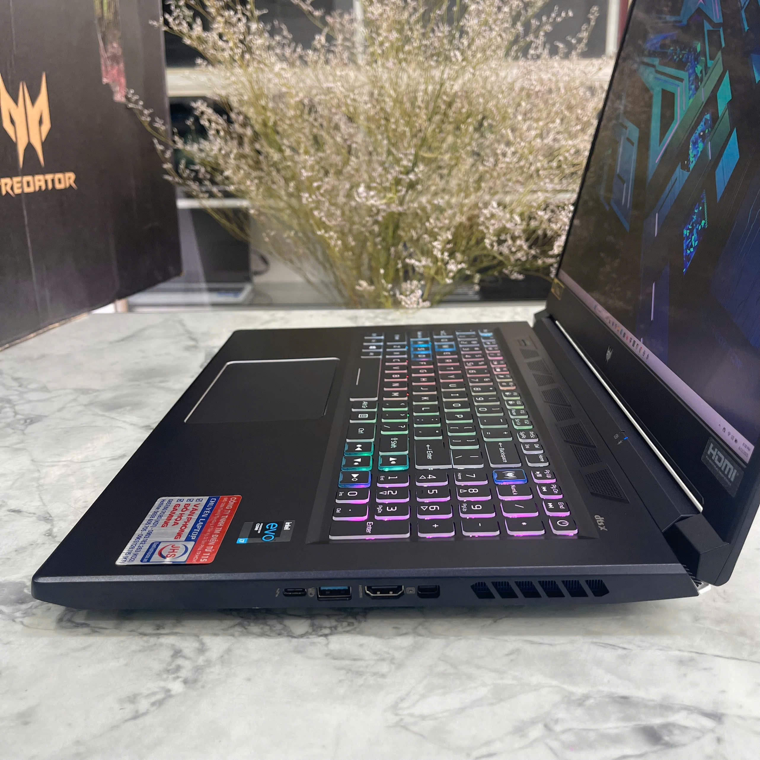   Acer Predator PH317-55 MÁY LIKENEW Core I7-11800H RAM 16GB  SSD 2.000 GB RTX 3070 8GB, Màn hình  17.3'' 2K 165Hz 