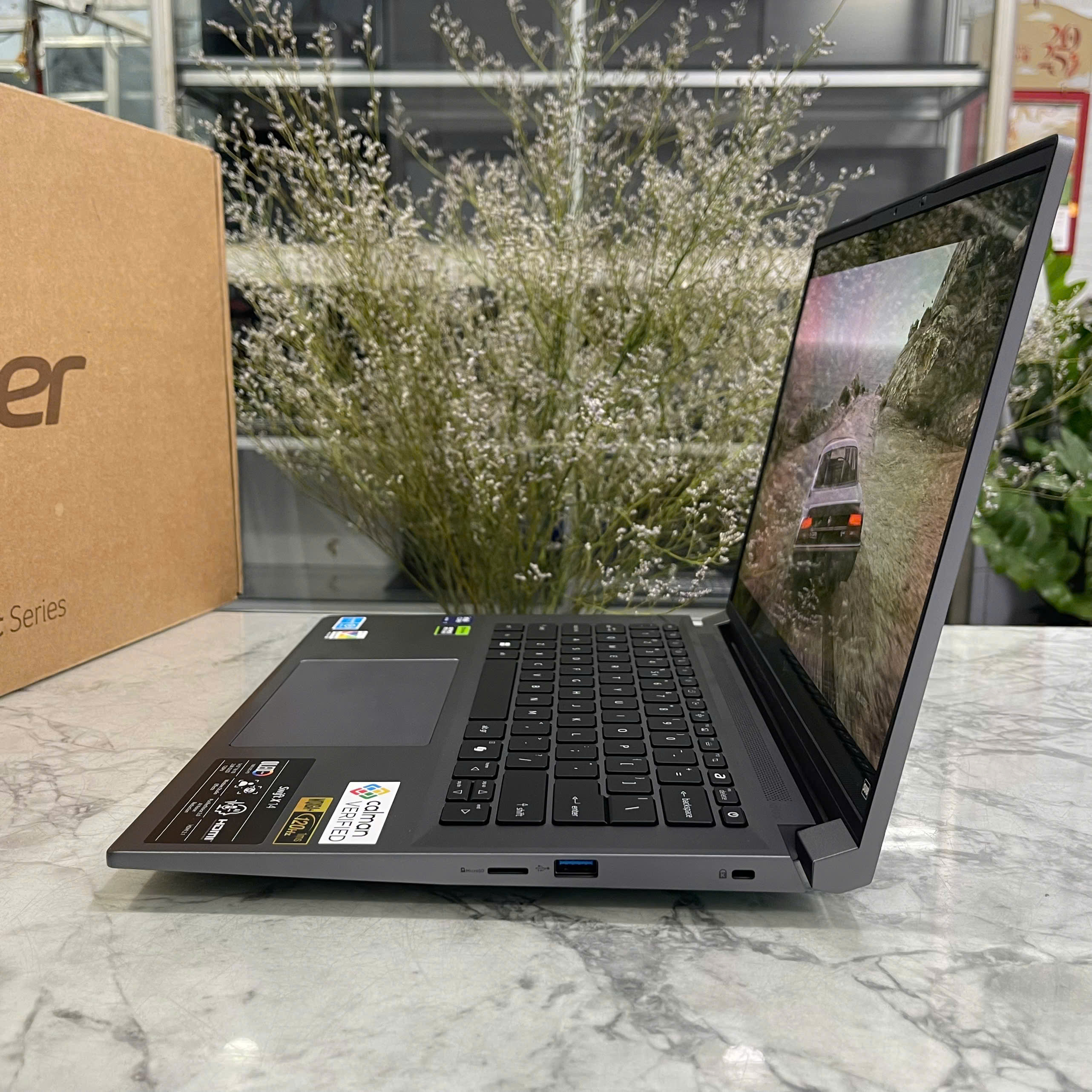 Acer Swift X 14 SFX14-72G-7776 (Full Box) Ultra 7 155H Ram 16GB Ssd 1.000GB RTX 4060 Màn Hình : 14 Inch 2.8K OLED 120Hz
