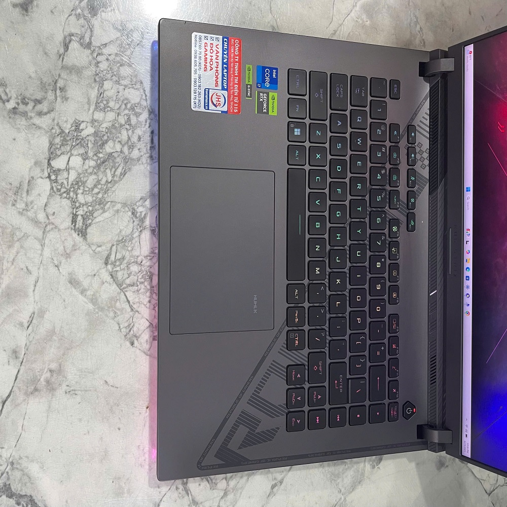 Asus ROG Strix G16 G614JV MÁY Likenew Fullbox CORE™ I7-13650HX RAM 16GB SSD 512GB RTX 4060 8GB MÀN HÌNH : 16 Inch WUXGA 165Hzz