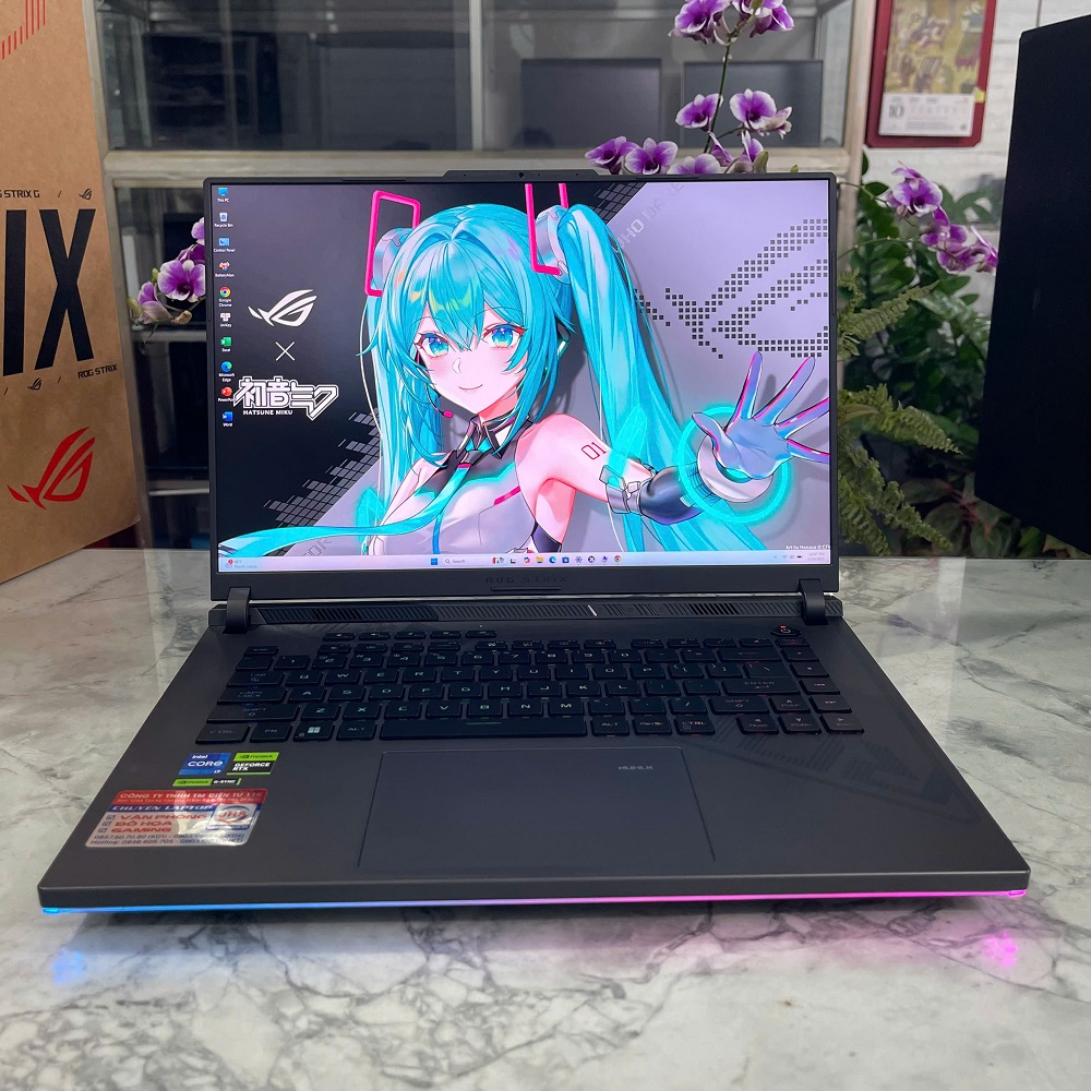 Asus ROG Strix G16 G614JV MÁY Likenew Fullbox CORE™ I7-13650HX RAM 16GB SSD 512GB RTX 4060 8GB MÀN HÌNH : 16 Inch WUXGA 165Hzz