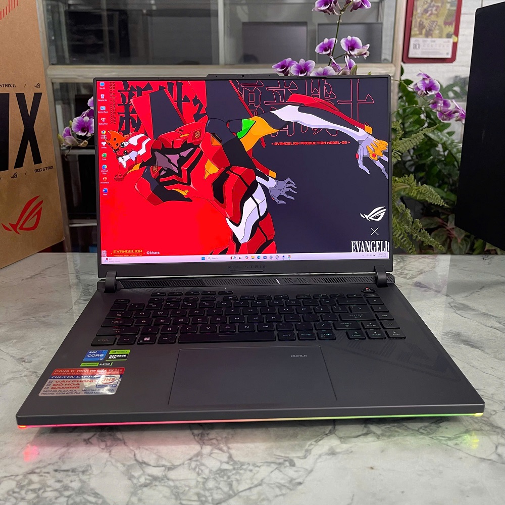 Asus ROG Strix G16 G614JV MÁY Likenew Fullbox CORE™ I7-13650HX RAM 16GB SSD 512GB RTX 4060 8GB MÀN HÌNH : 16 Inch WUXGA 165Hzz