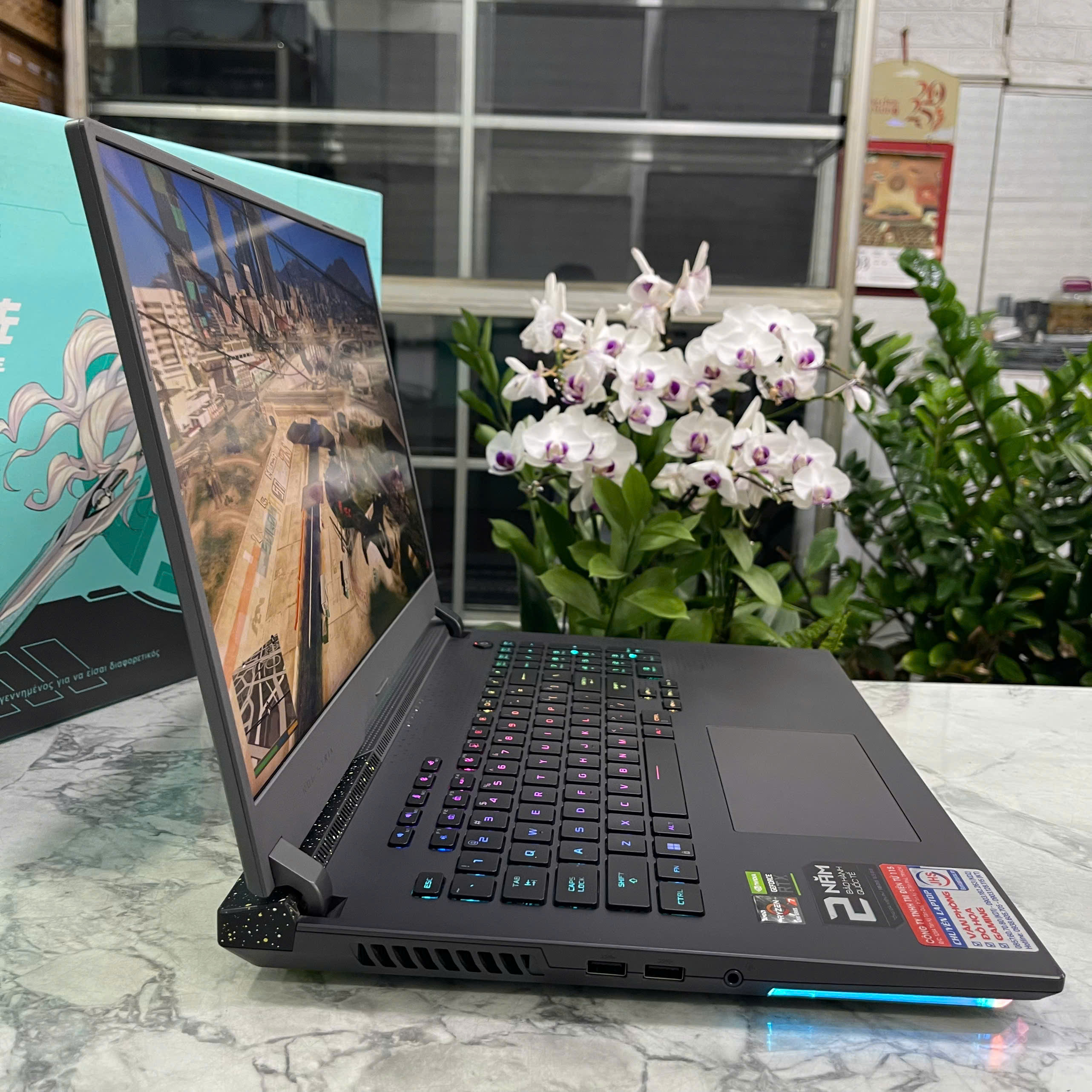 Asus ROG Strix G17 G713RW-LL157M Ryzen 7-6800H RAM 16GB SSD 1.000GB RTX™3070 Ti 8GB MÀN HÌNH : 17.3 Inch 2K 240Hz