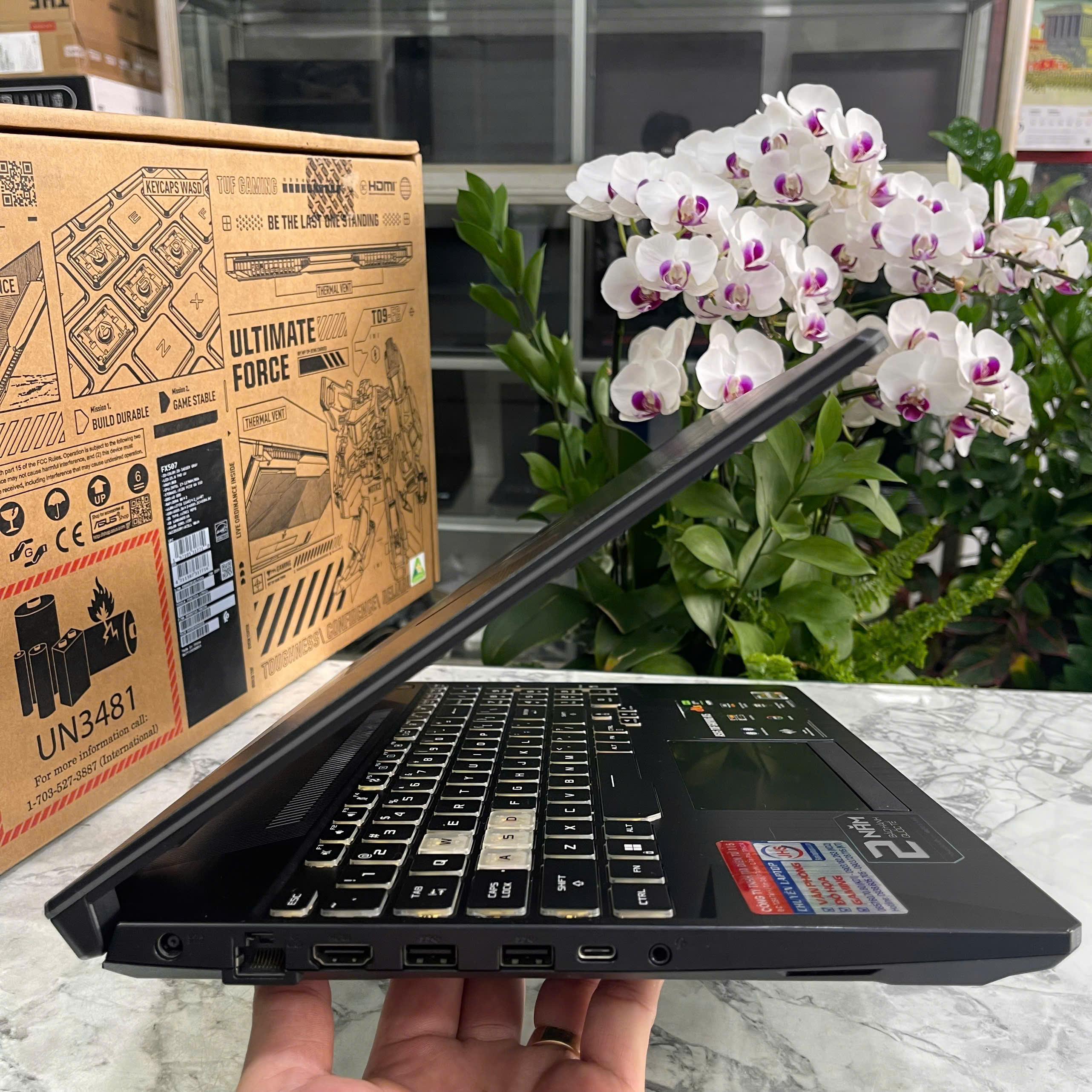 ASUS TUF A15 FA506NC (Máy LikeNew-Còn Bảo Hành Hãng) Ryzen 5 7535HS RAM 16GB SSD 512GB RTX™ 3050 4GB  MÀN HÌNH : 15.6 Inch IPS 144Hz