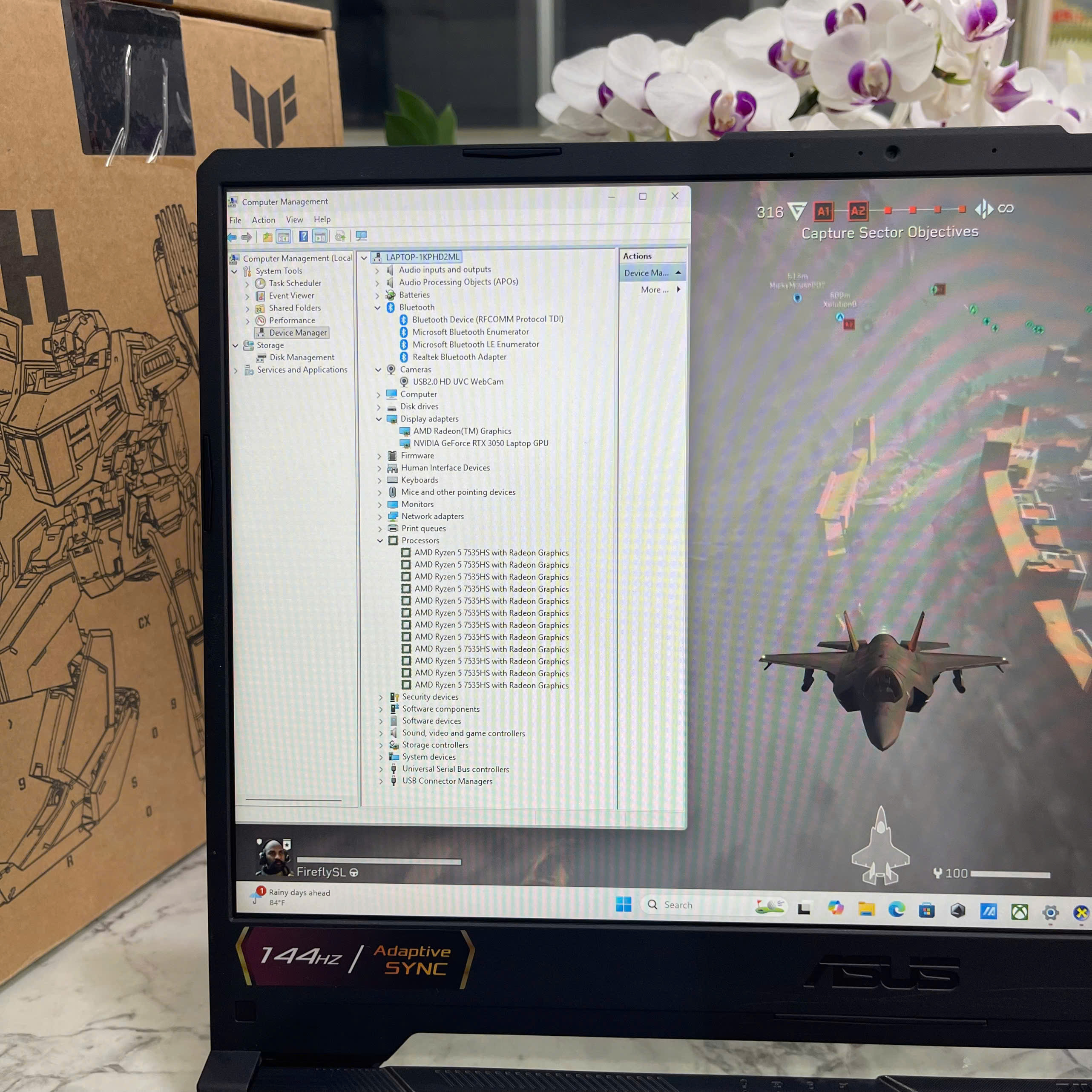 ASUS TUF A15 FA506NC (Máy LikeNew-Còn Bảo Hành Hãng) Ryzen 5 7535HS RAM 16GB SSD 512GB RTX™ 3050 4GB  MÀN HÌNH : 15.6 Inch IPS 144Hz