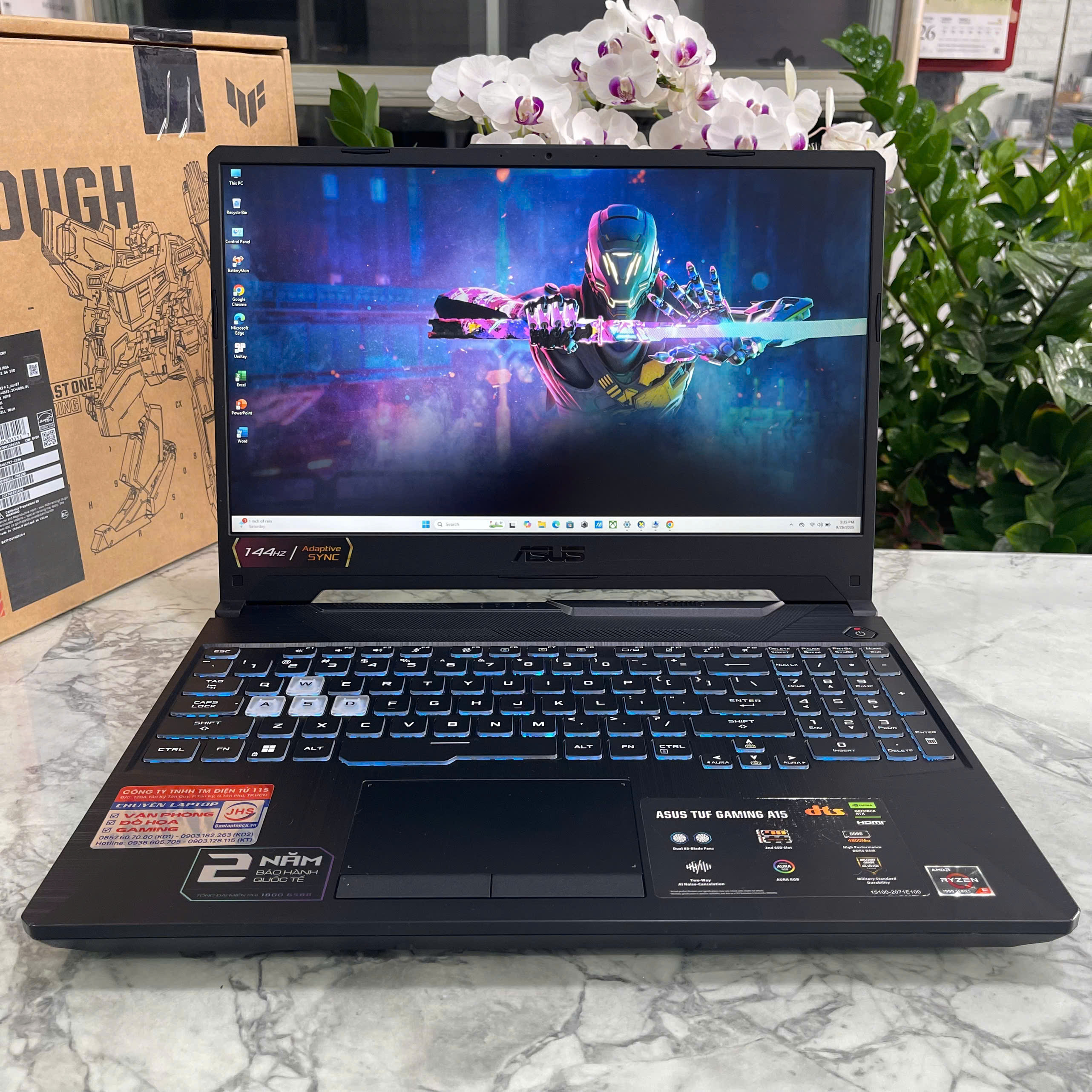ASUS TUF A15 FA506NC (Máy LikeNew-Còn Bảo Hành Hãng) Ryzen 5 7535HS RAM 16GB SSD 512GB RTX™ 3050 4GB  MÀN HÌNH : 15.6 Inch IPS 144Hz