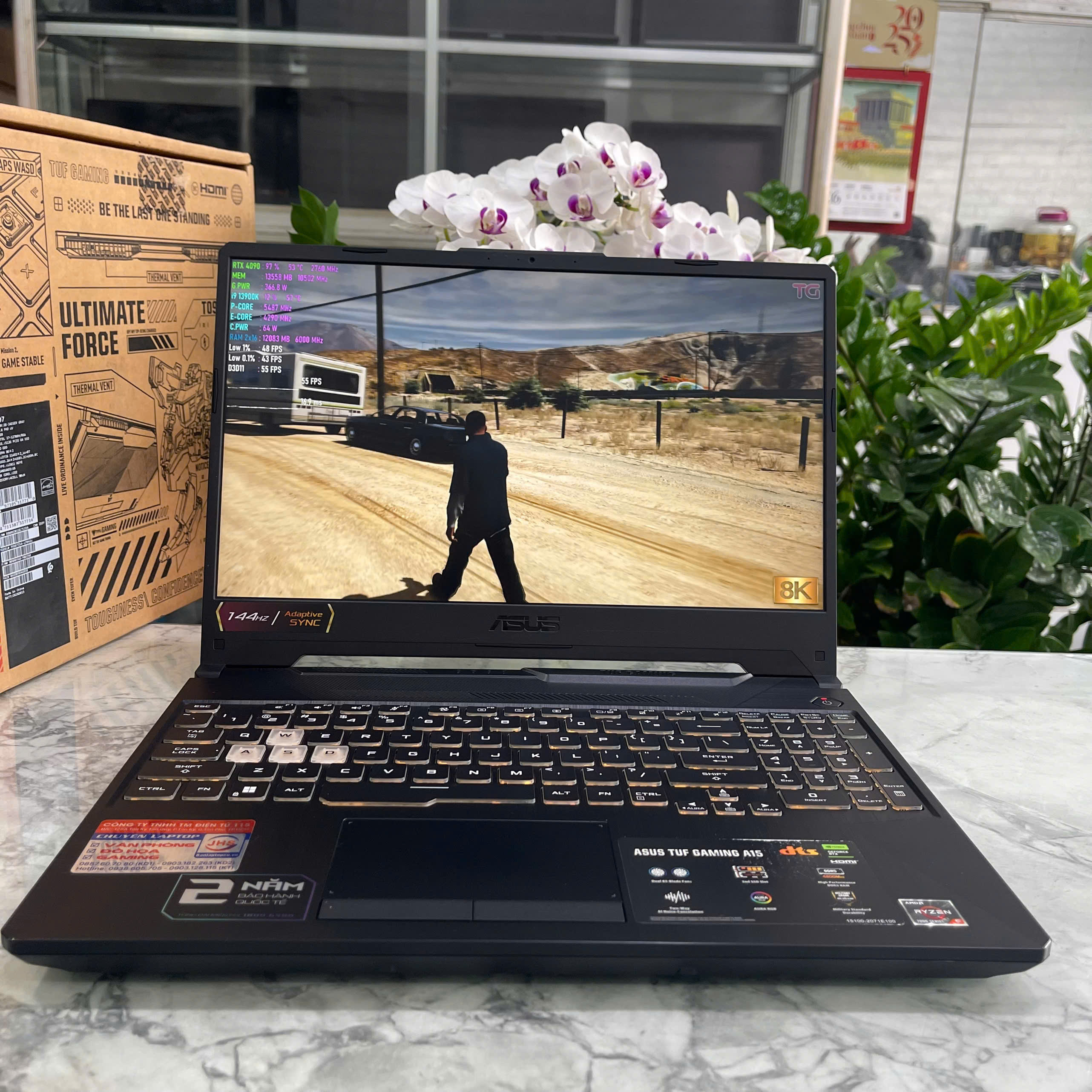 ASUS TUF A15 FA506NC (Máy LikeNew-Còn Bảo Hành Hãng) Ryzen 5 7535HS RAM 16GB SSD 512GB RTX™ 3050 4GB  MÀN HÌNH : 15.6 Inch IPS 144Hz