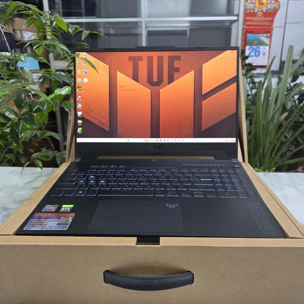 ASUS TUF A15 FA507NUR (Máy LikeNew-Bảo hành 31/12/2027 ) RYZEN 7 7435HS RAM 16GB SSD 512GB RTX 4050 6GB MÀN HÌNH : 15.6 INCH FULLHD 144Hz, 250 nits, 100% sRGB