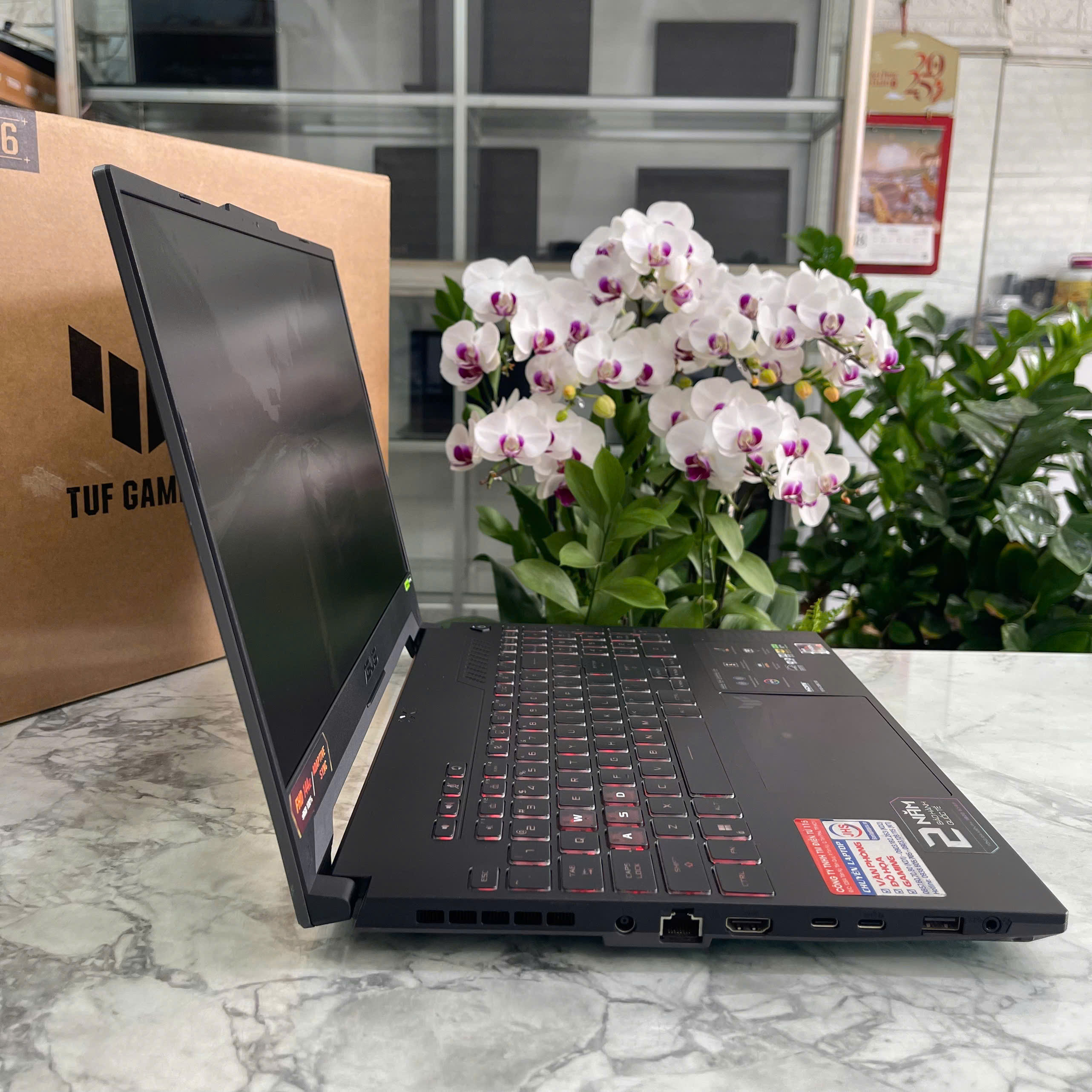 ASUS TUF A15 FA507NV (Máy LikeNew-BẢO HÀNH HÃNG) Ryzen 7-7735HS RAM 16GB SSD 512GB  RTX 4060 8GB MÀN HÌNH : 15.6 Inch FHD 144Hz