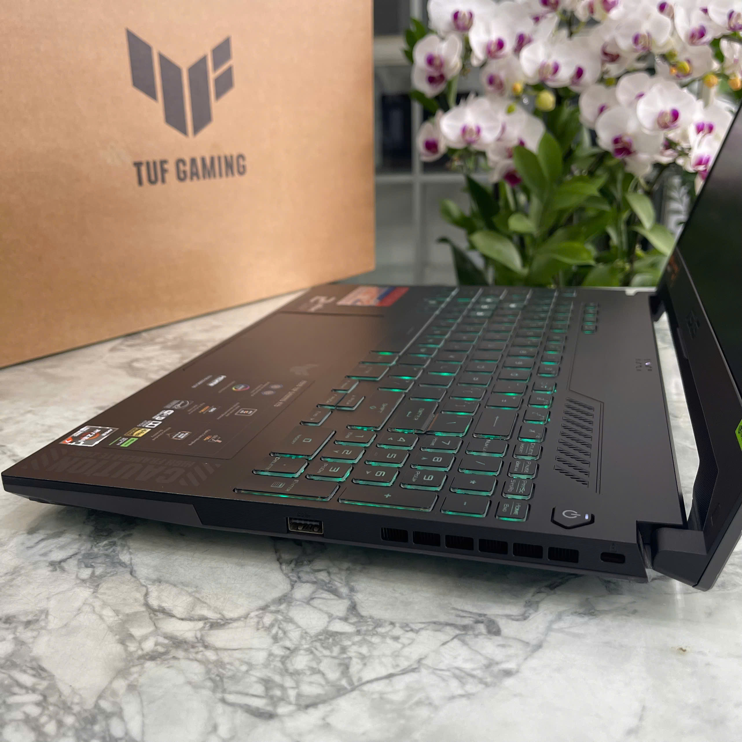 ASUS TUF A15 FA507NV (Máy LikeNew-BẢO HÀNH HÃNG) Ryzen 7-7735HS RAM 16GB SSD 512GB  RTX 4060 8GB MÀN HÌNH : 15.6 Inch FHD 144Hz