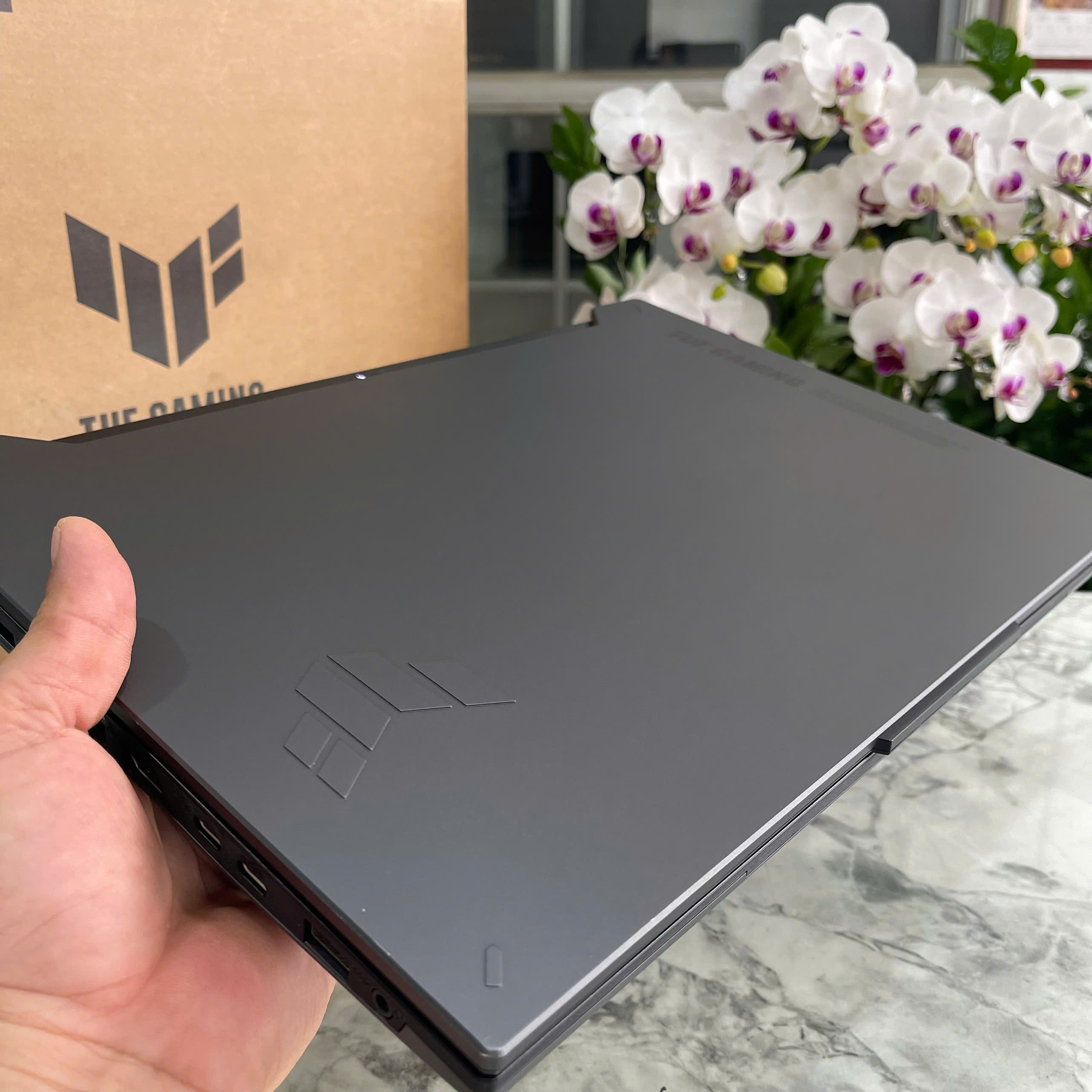 ASUS TUF A15 FA507NV (Máy LikeNew-BẢO HÀNH HÃNG) Ryzen 7-7735HS RAM 16GB SSD 512GB  RTX 4060 8GB MÀN HÌNH : 15.6 Inch FHD 144Hz