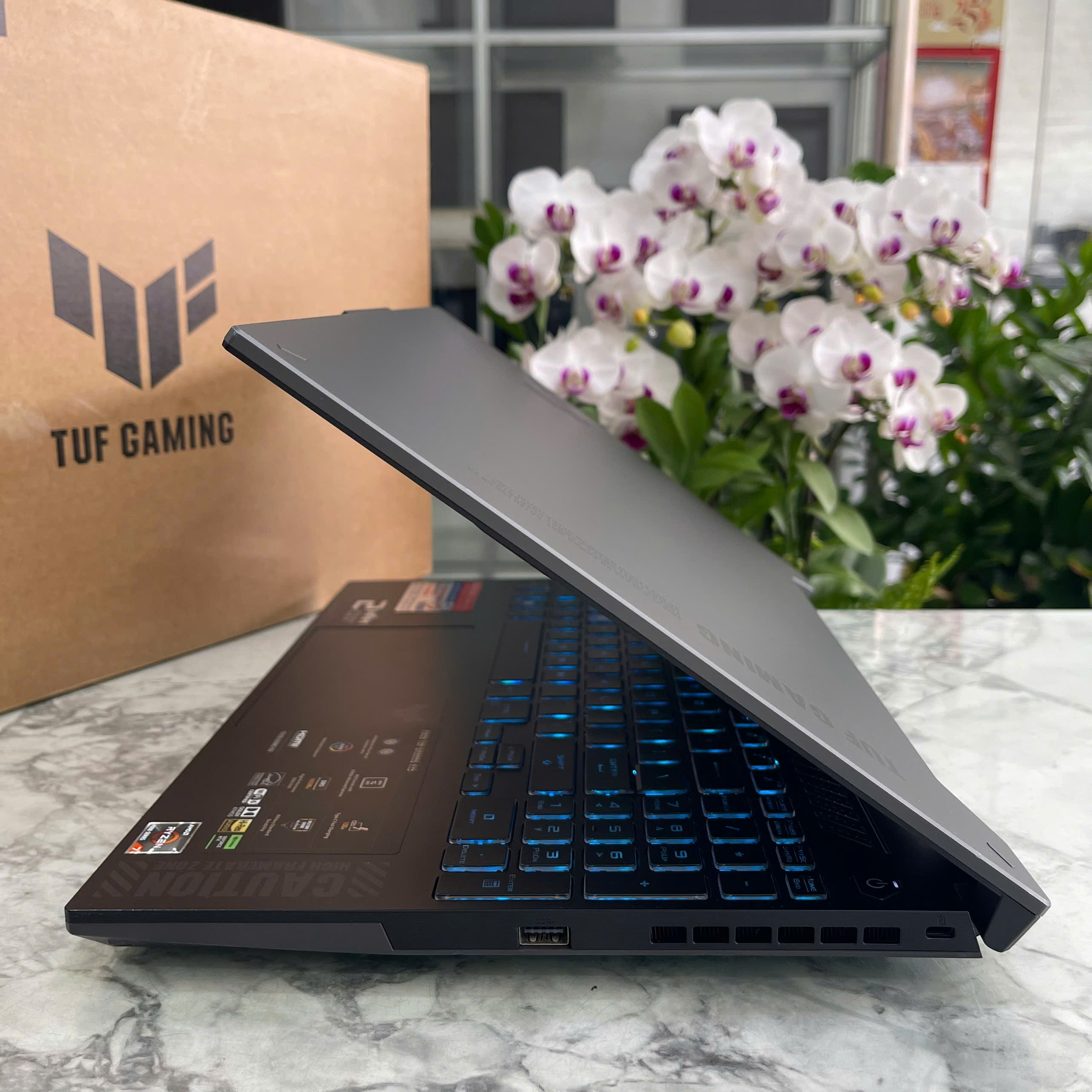 ASUS TUF A15 FA507NV (Máy LikeNew-BẢO HÀNH HÃNG) Ryzen 7-7735HS RAM 16GB SSD 512GB  RTX 4060 8GB MÀN HÌNH : 15.6 Inch FHD 144Hz