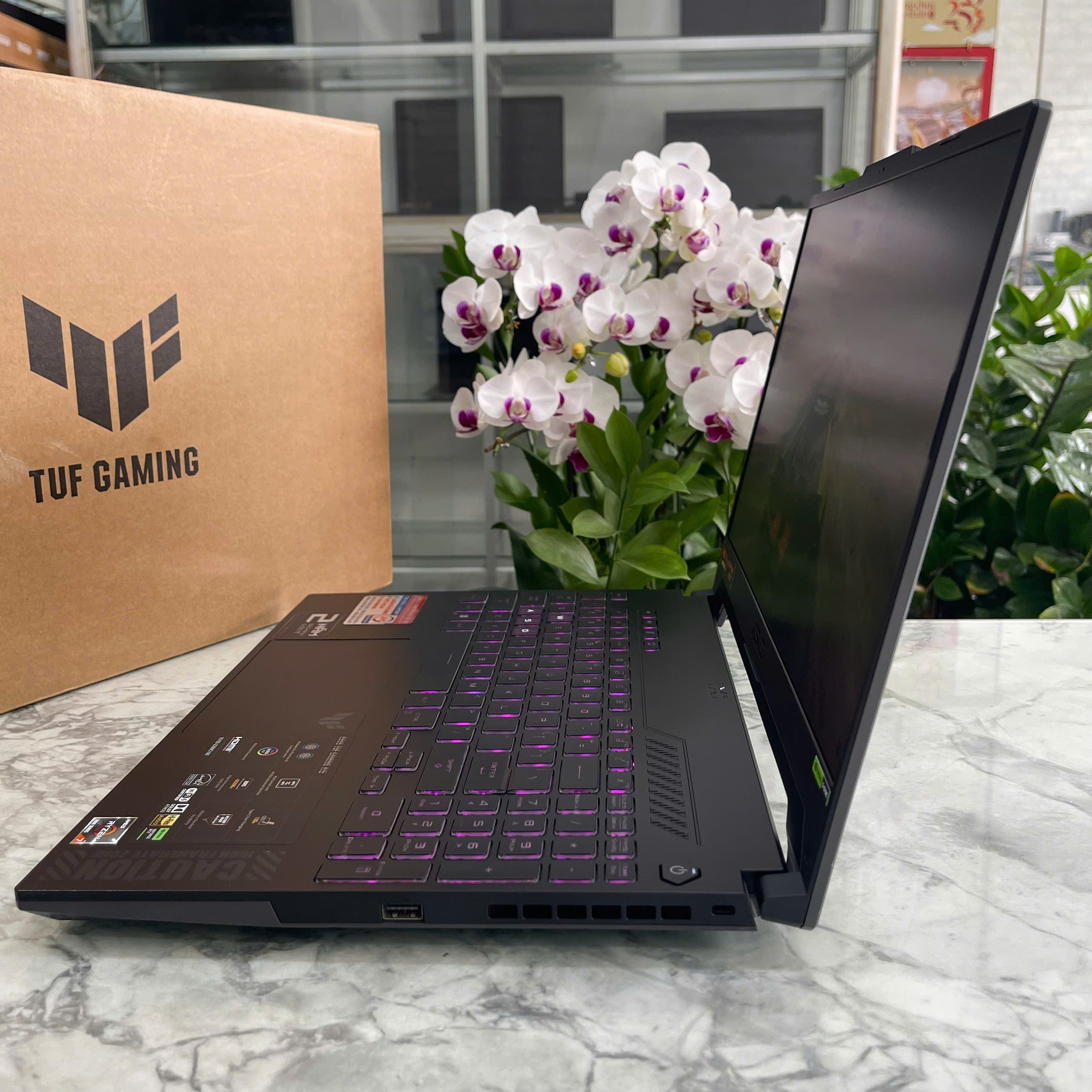 ASUS TUF A15 FA507NV (Máy LikeNew-BẢO HÀNH HÃNG) Ryzen 7-7735HS RAM 16GB SSD 512GB  RTX 4060 8GB MÀN HÌNH : 15.6 Inch FHD 144Hz