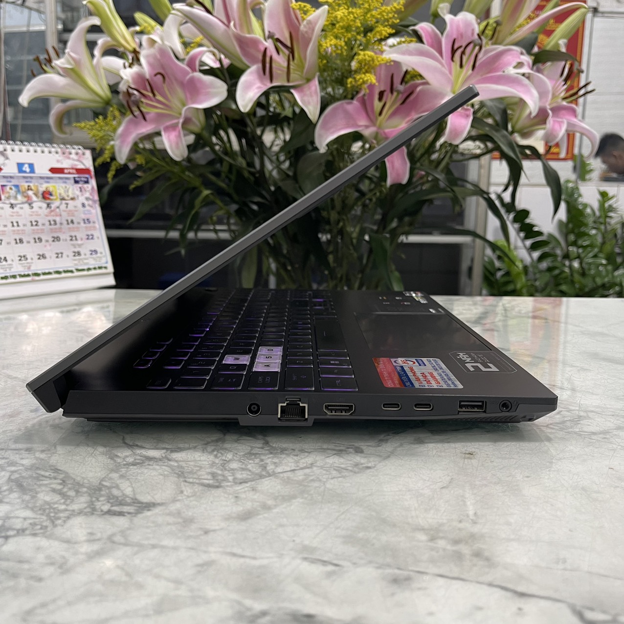  Asus TUF A15 FA507RC  Ryzen 7- 6800H  Ram 16GB Ssd 512GB  RTX 3050 4GB  Màn Hình : 15.6 Inch FHD 144Hz
