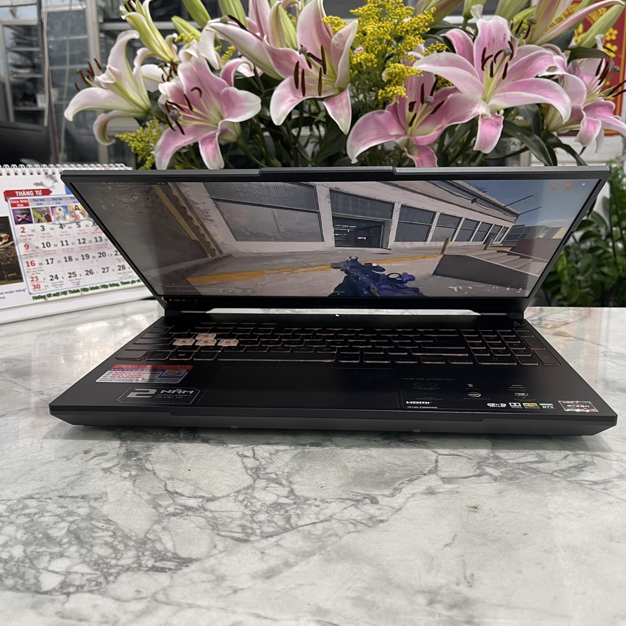  Asus TUF A15 FA507RC  Ryzen 7- 6800H  Ram 16GB Ssd 512GB  RTX 3050 4GB  Màn Hình : 15.6 Inch FHD 144Hz