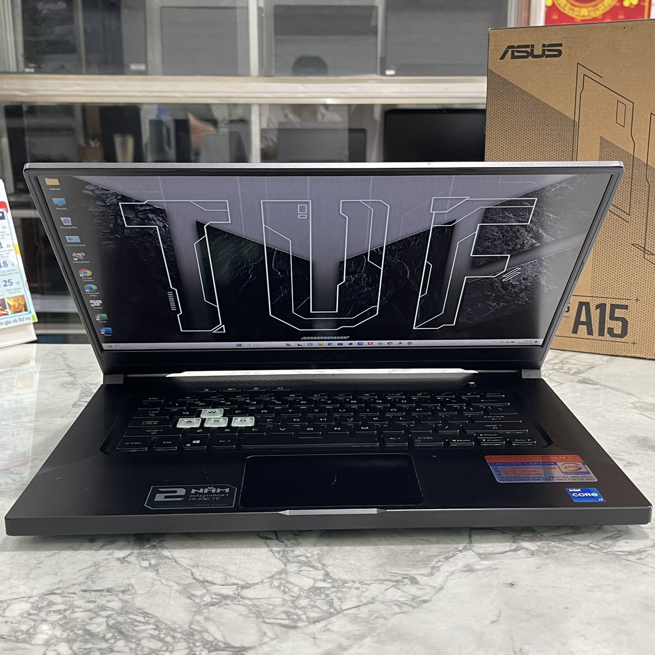 Asus TUF Dash F15 FX516PE-HN005T Core I7-11370H Ram 8gb Ssd 512gb Vga RTX 3050Ti (4GB) Màn 15.6 Inch IPS 144Hz