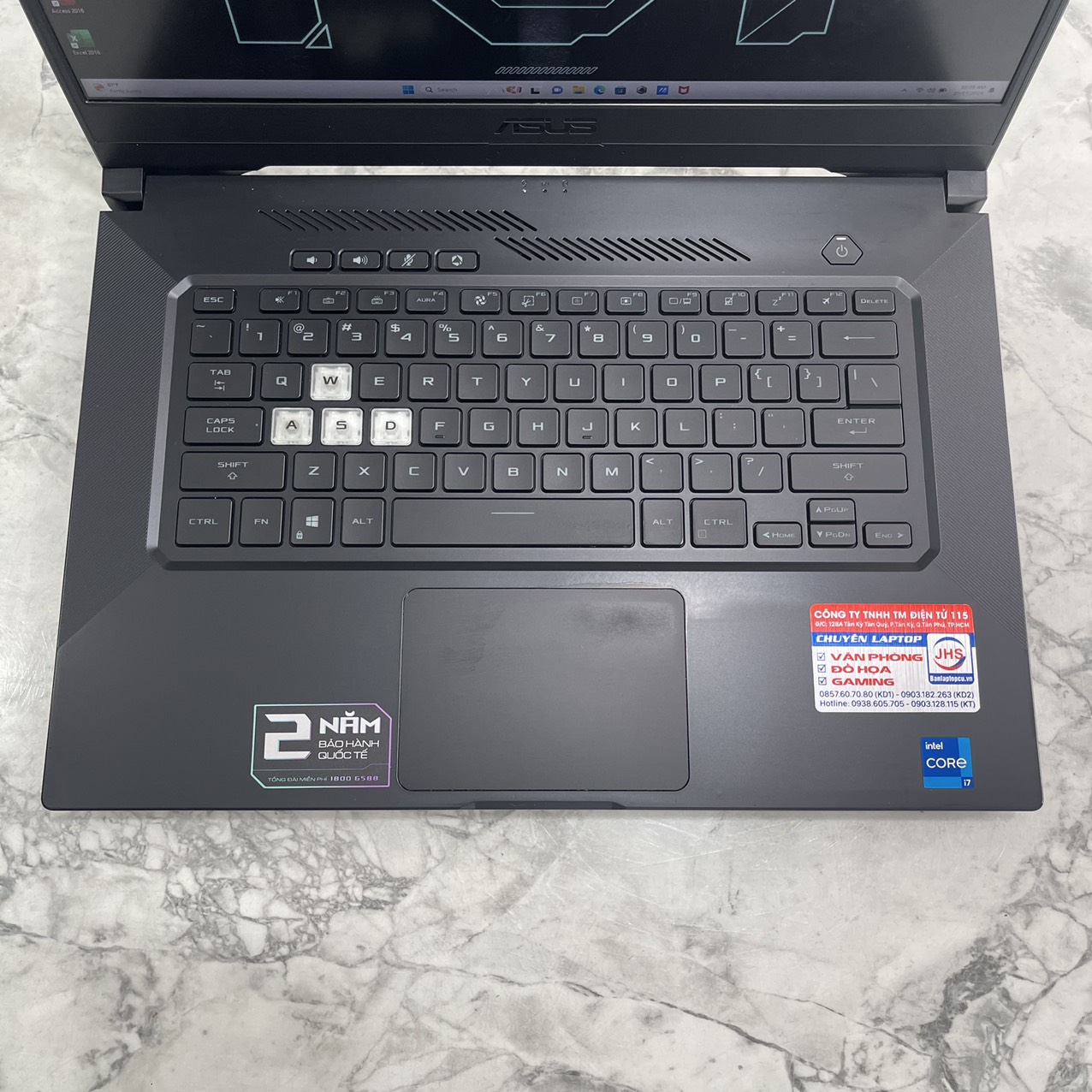 Asus TUF Dash F15 FX516PE-HN005T Core I7-11370H Ram 8gb Ssd 512gb Vga RTX 3050Ti (4GB) Màn 15.6 Inch IPS 144Hz