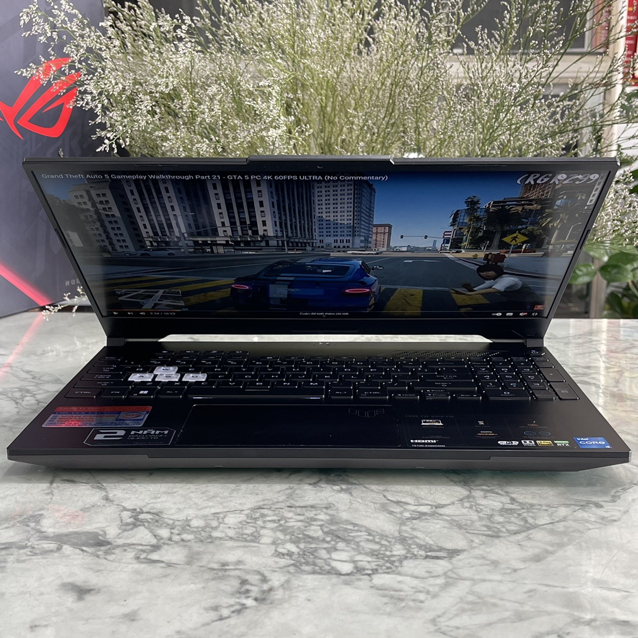 Asus TUF Dash F15 FX517ZC MÁY LIKENEW Core I5-12450H Ram 16GB SSD 512GB RTX 3050 (4GB) Màn 15.6 Inch IPS 144Hz