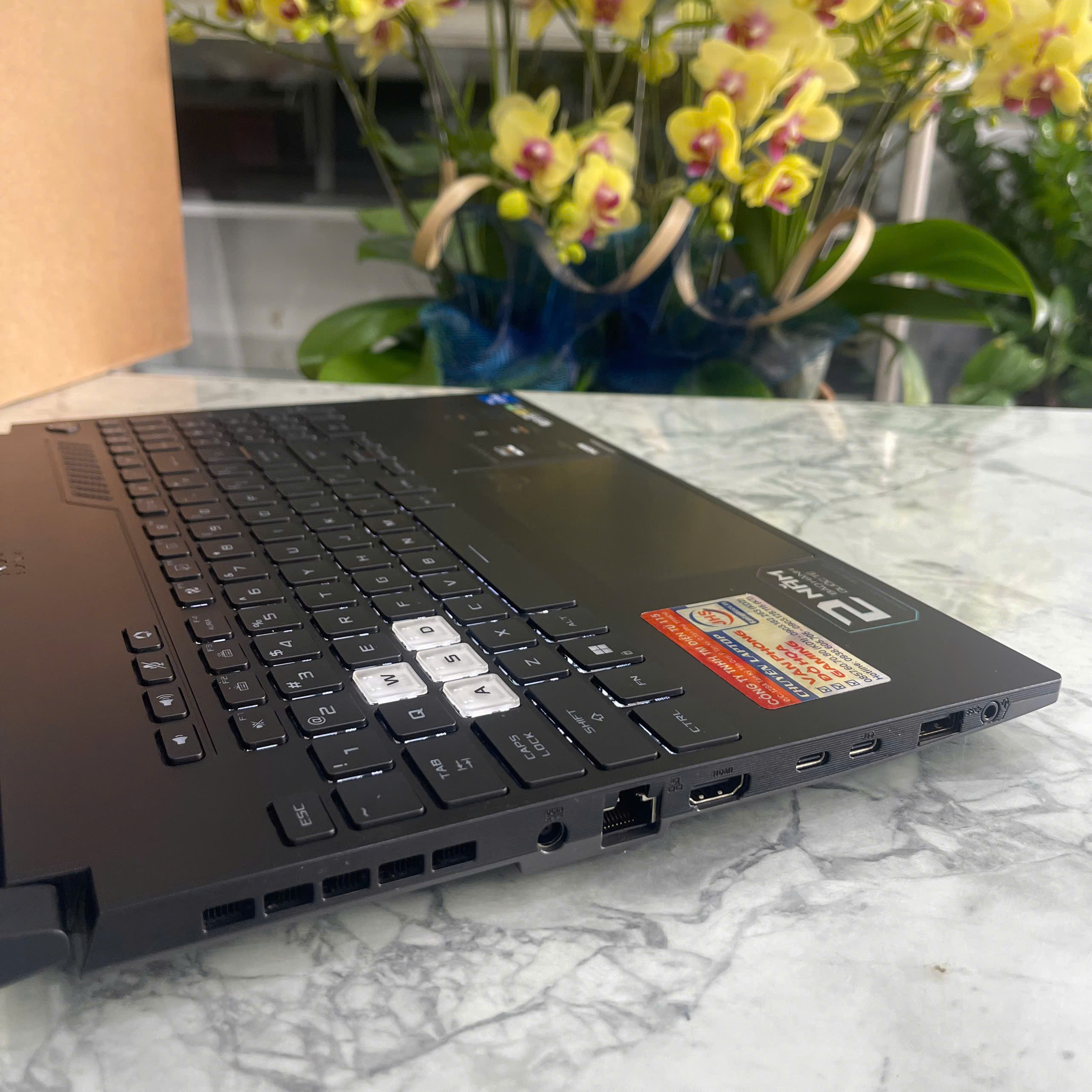 Asus TUF Dash F15 FX517ZE-HN045W Core I5-12450H RAM 8GB SSD 512GB Vga RTX 3050Ti (4GB) MÀN : 15.6 Inch IPS 144Hz