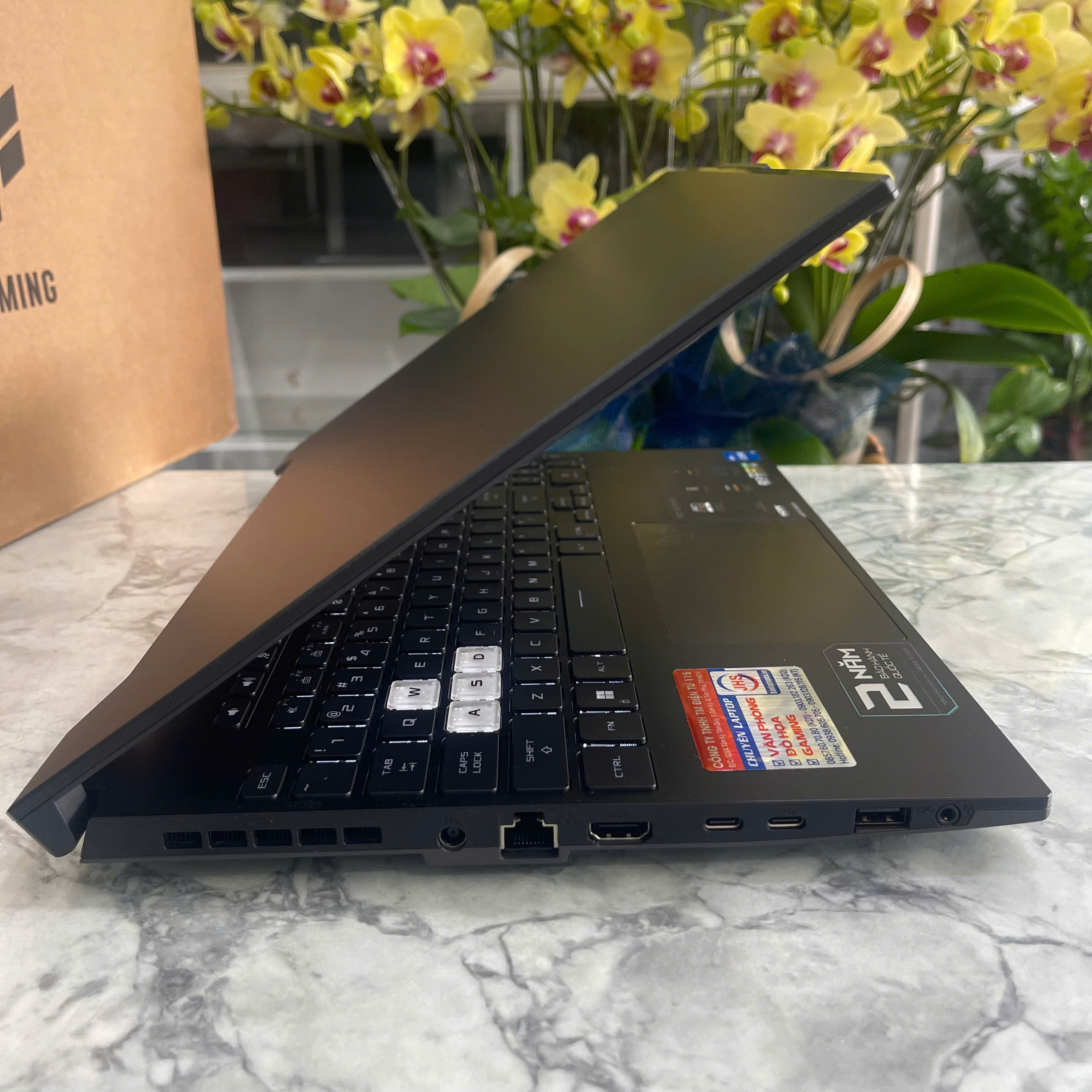 Asus TUF Dash F15 FX517ZE-HN045W Core I5-12450H RAM 8GB SSD 512GB Vga RTX 3050Ti (4GB) MÀN : 15.6 Inch IPS 144Hz