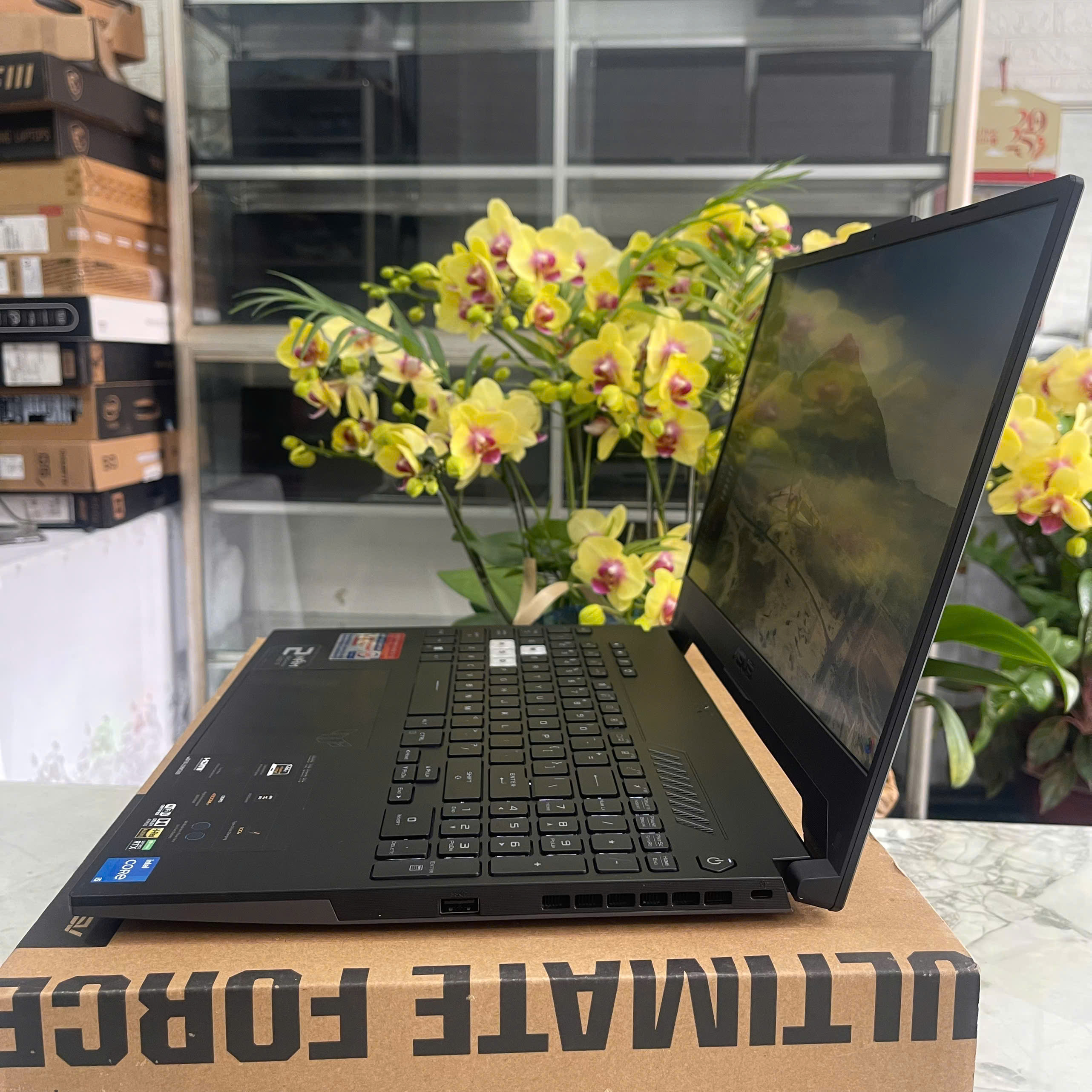 Asus TUF Dash F15 FX517ZE-HN045W Core I5-12450H RAM 8GB SSD 512GB Vga RTX 3050Ti (4GB) MÀN : 15.6 Inch IPS 144Hz