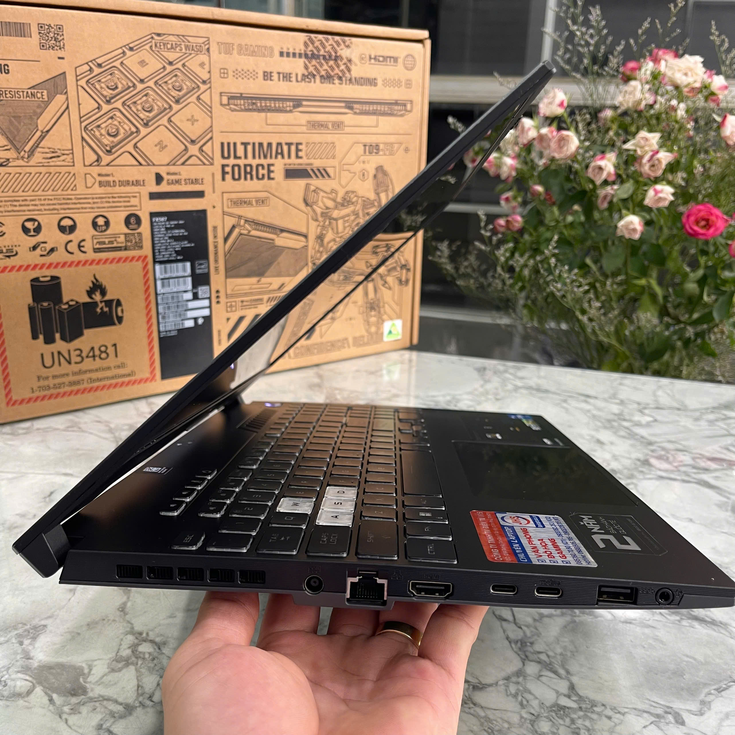 Asus TUF Dash F15 FX517ZM- HN480W Core I7-12650H Ram 8gb Ssd 512gb Vga RTX 3060 (6GB) Màn 15.6 Inch IPS 144Hz