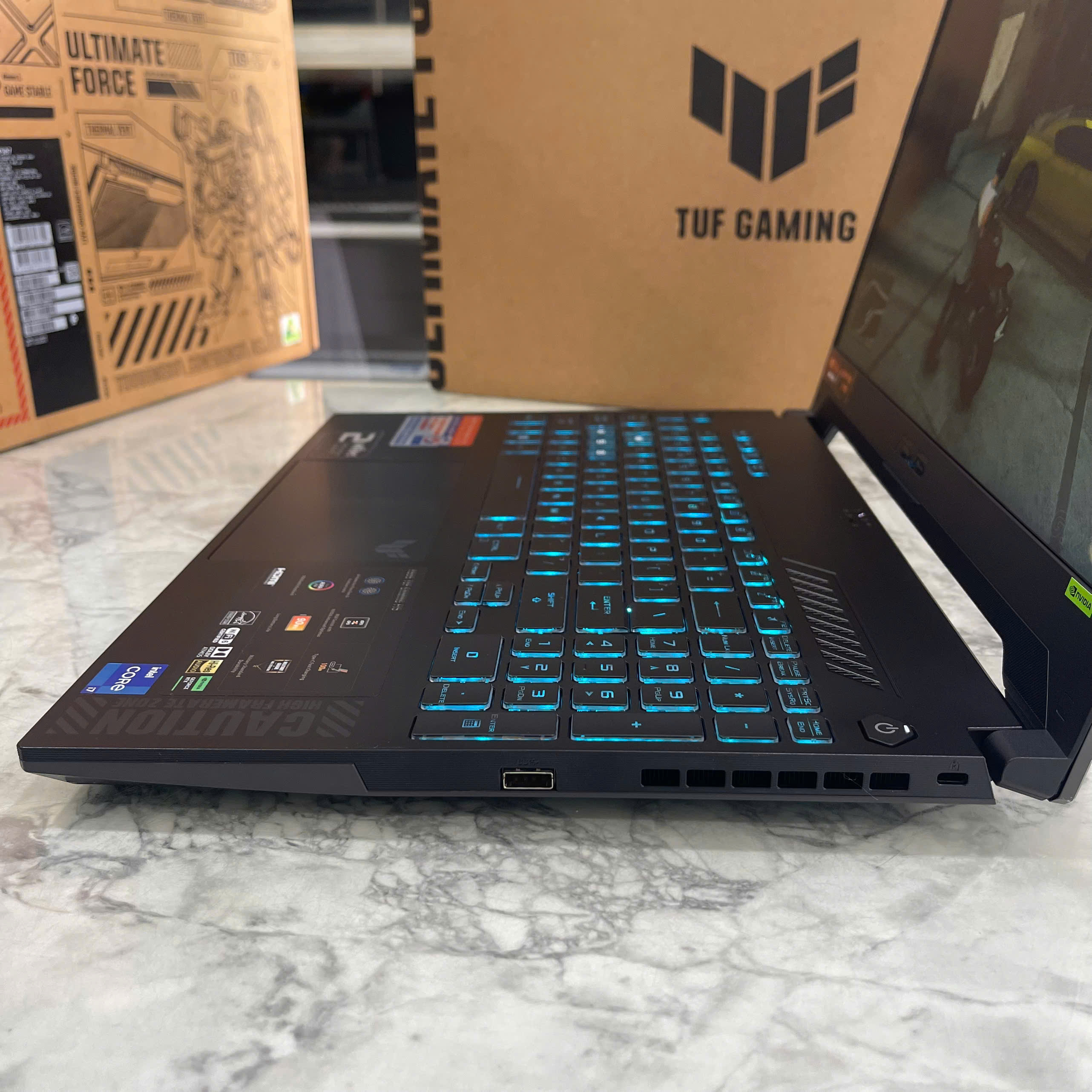 ASUS TUF F15 FA507ZV4 (Full Box-Bảo Hành Hãng) Core™ I7-12700H Ram 32GB Ssd 512GB RTX 4060 (8GB) Màn 15.6 Inch 144Hz