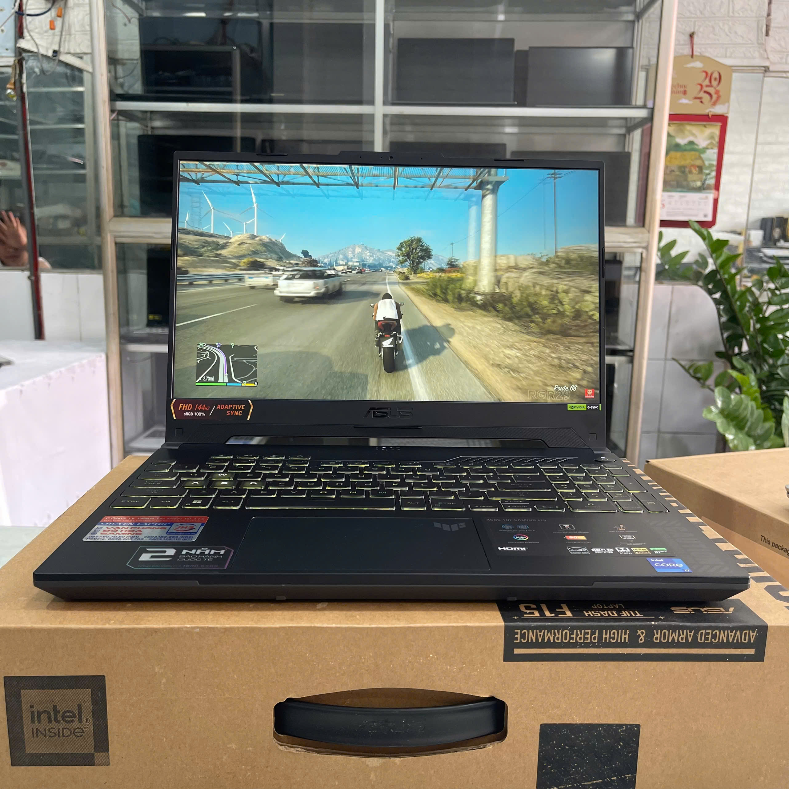  ASUS TUF F15 FA507ZV4 (Full Box-Bảo Hành Hãng) Core™ I7-12700H Ram 32GB Ssd 512GB RTX 4060 (8GB) Màn 15.6 Inch 144Hz