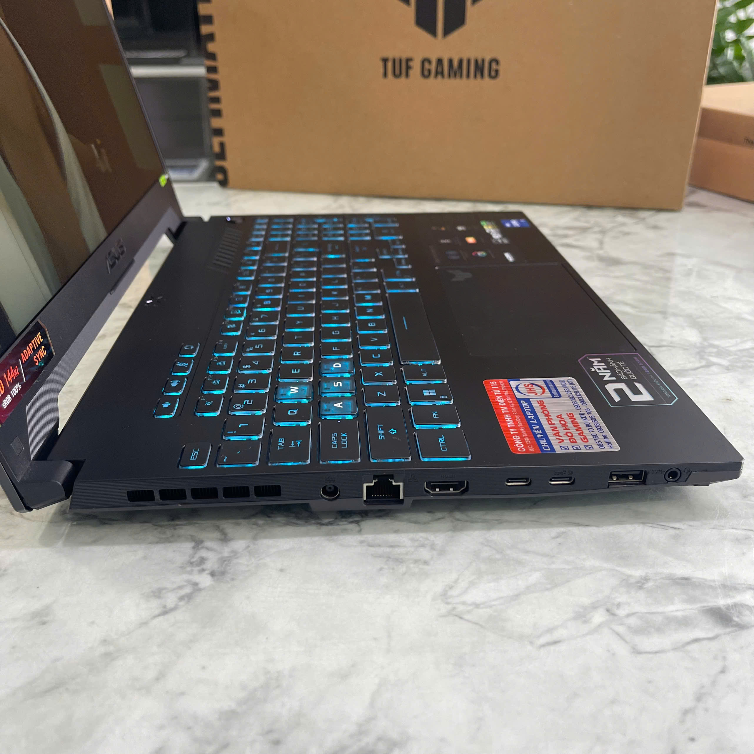  ASUS TUF F15 FA507ZV4 (Full Box-Bảo Hành Hãng) Core™ I7-12700H Ram 32GB Ssd 512GB RTX 4060 (8GB) Màn 15.6 Inch 144Hz