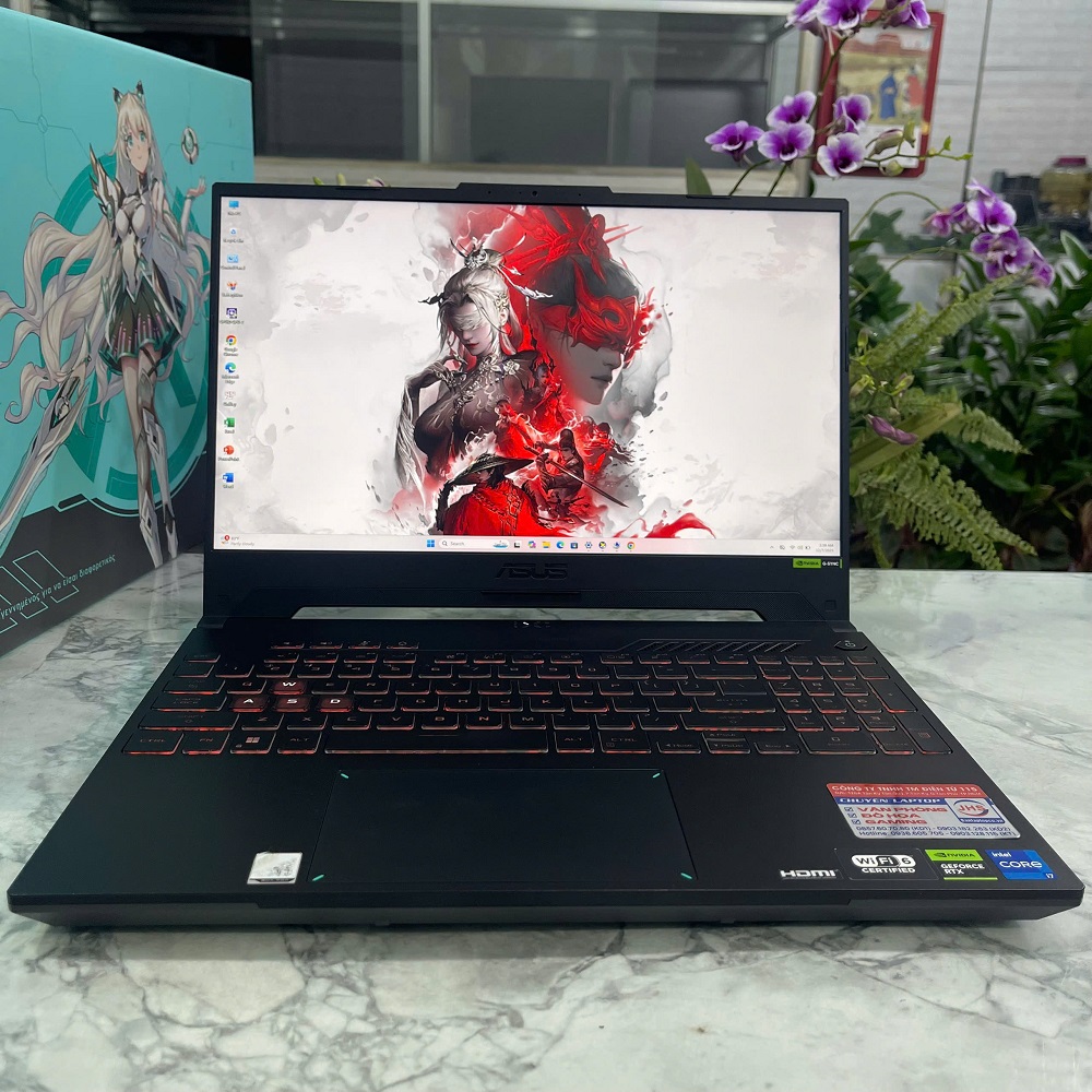 Asus TUF F15 FX507VU Core I7-13620H RAM 16GB  SSD 512GB Vga RTX 4050 (6GB) MÀN HÌNH : 15.6 Inch IPS 144Hz