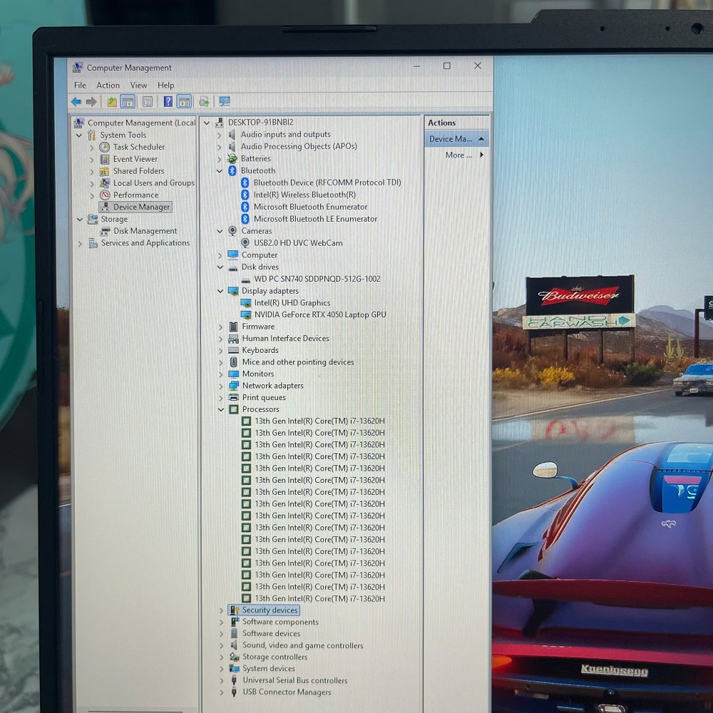 Asus TUF F15 FX507VU Core I7-13620H RAM 16GB  SSD 512GB Vga RTX 4050 (6GB) MÀN HÌNH : 15.6 Inch IPS 144Hz