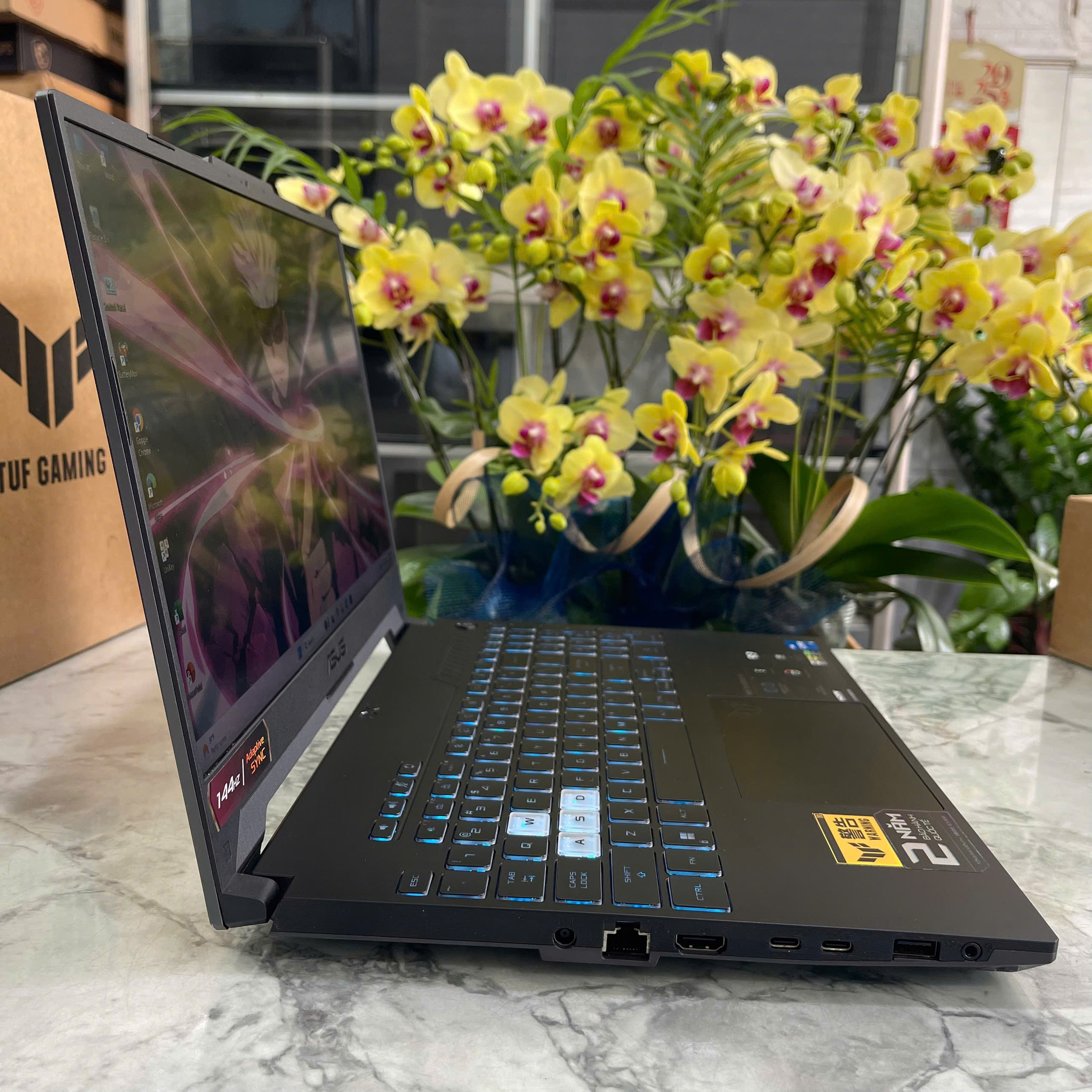  Asus TUF F15 FX507ZC4 Core I5-12500H RAM 32Gb SSD 1.000GB VÀ 512GB RTX 3050 4GB Màn 15.6” IPS 144Hz 