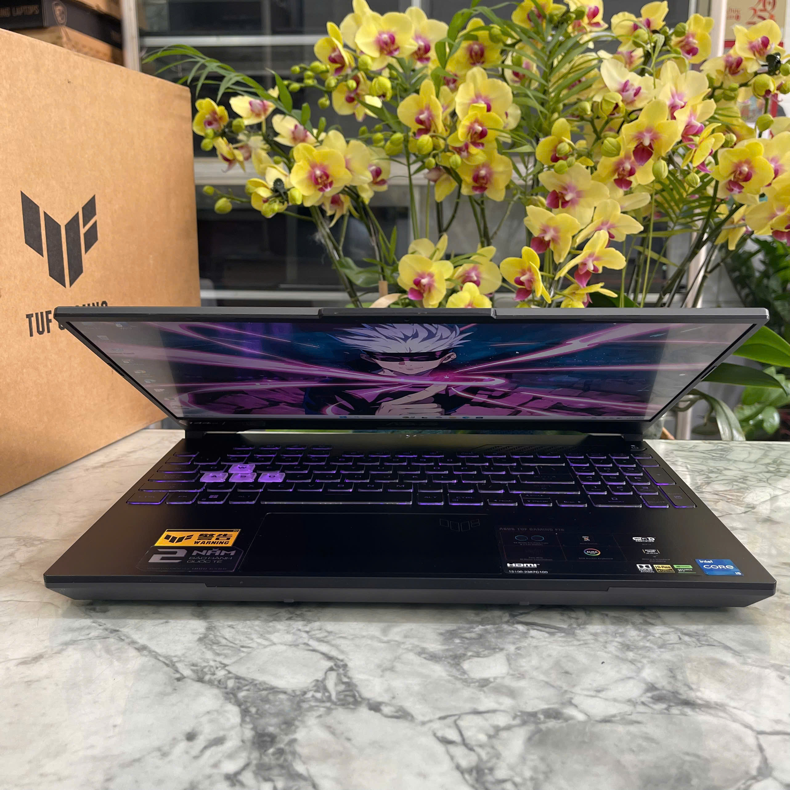  Asus TUF F15 FX507ZC4 Core I5-12500H RAM 32Gb SSD 1.000GB VÀ 512GB RTX 3050 4GB Màn 15.6” IPS 144Hz 