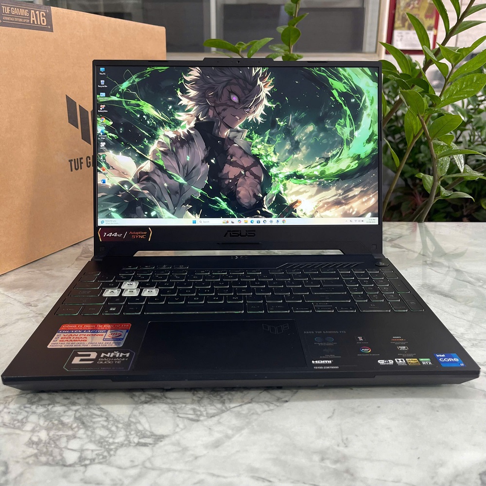 ASUS TUF F15 FX507ZE CORE I7-12700H RAM 8GB SSD 512GB  RTX 3050Ti (4GB) MÀN 15.6 Inch IPS 144Hz