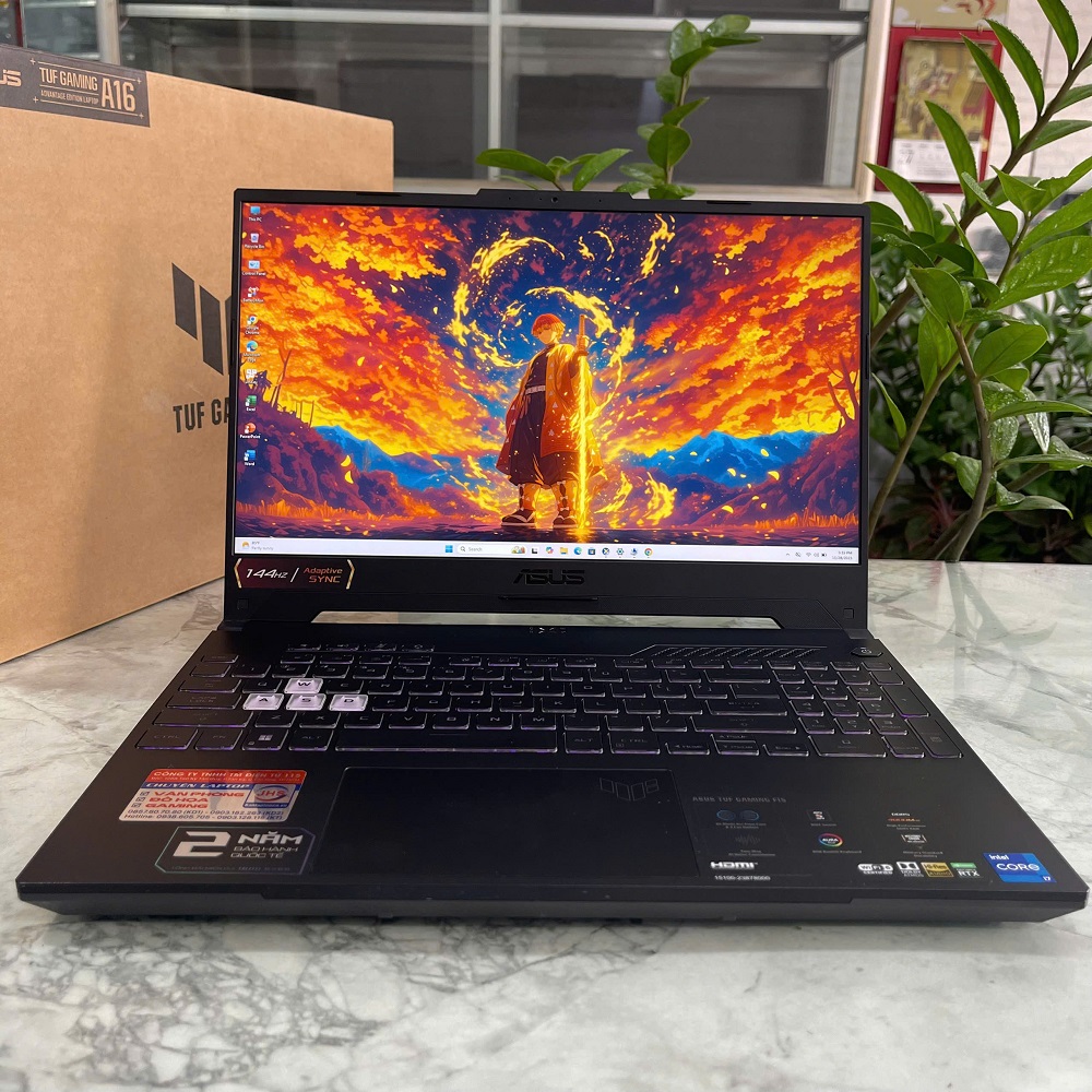 ASUS TUF F15 FX507ZE CORE I7-12700H RAM 8GB SSD 512GB  RTX 3050Ti (4GB) MÀN 15.6 Inch IPS 144Hz