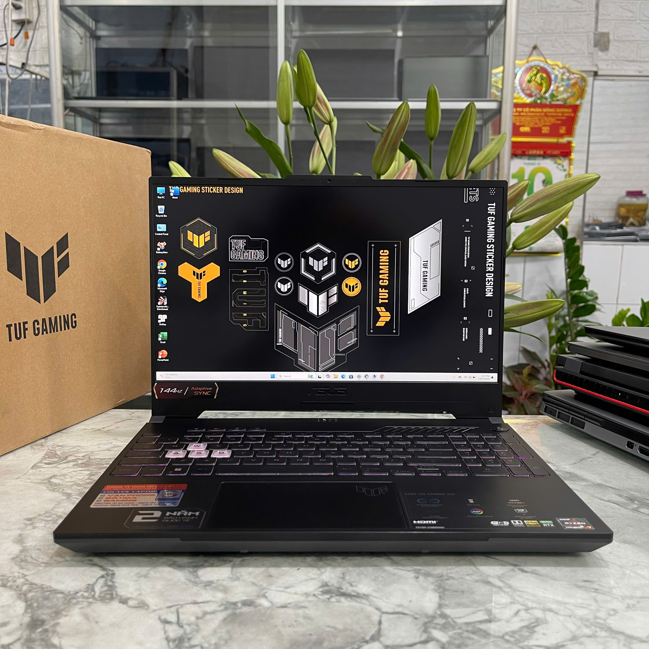 ASUS TUF Gaming A15 FA507RE-HN007W (MÁY NEW OPEN BOX ) Ryzen™ 7-6800H Ram 8Gb Ssd 512Gb RTX 3050 4GB Màn Hình 15.6″ FHD IPS 144Hz