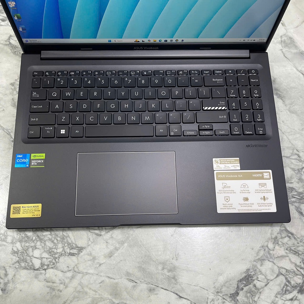 ASUS Vivobook 16X K3605VC CORE I5-13420H RAM 16GB SSD 512GB RTX™ 3050 4GB MÀN HÌNH : 16.0 WUXGA 144Hz