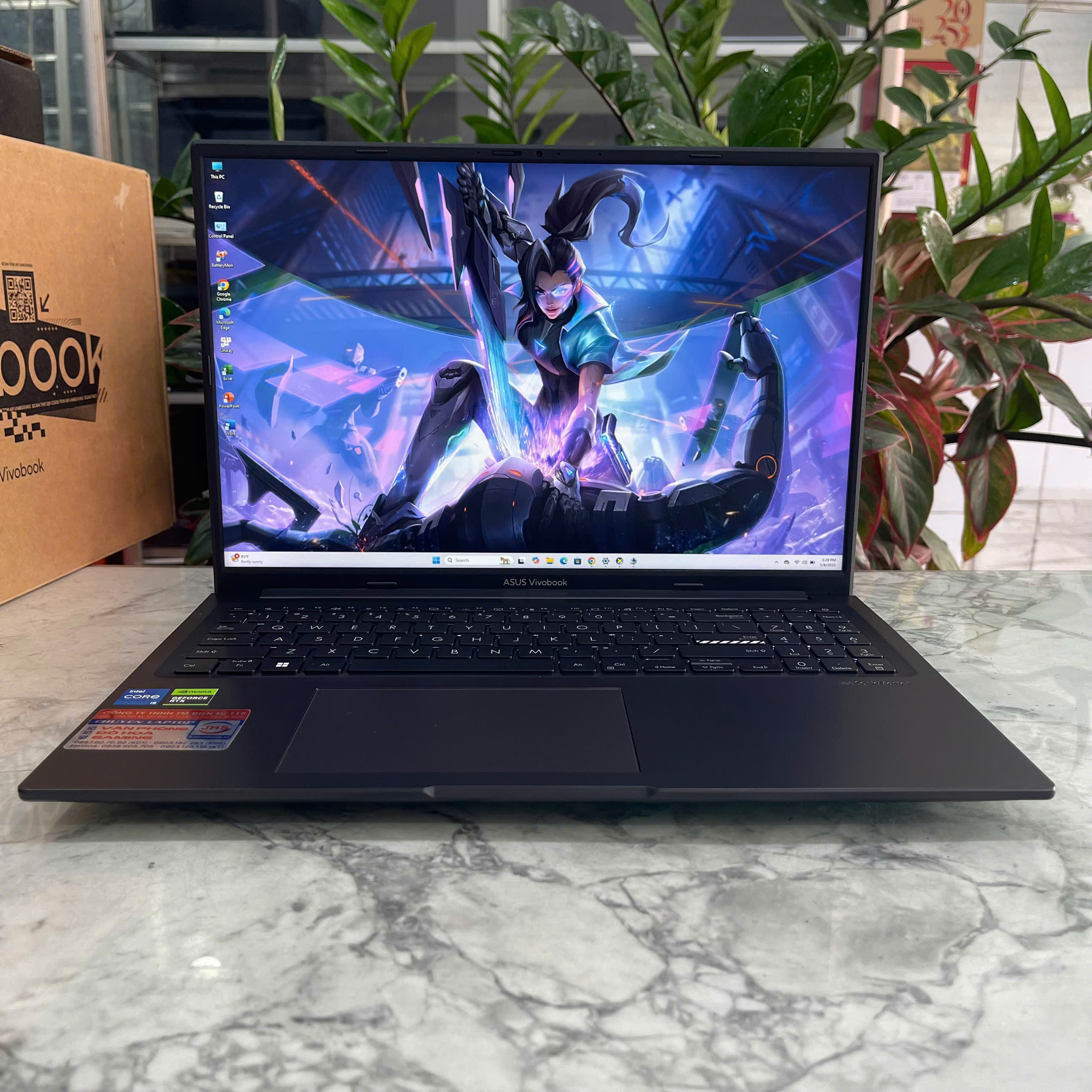 ASUS Vivobook K3605ZF Core I5-12500H Ram 16GB Ssd 512GB RTX 2050 Màn Hình : 16 Inch WUXGA 144Hz