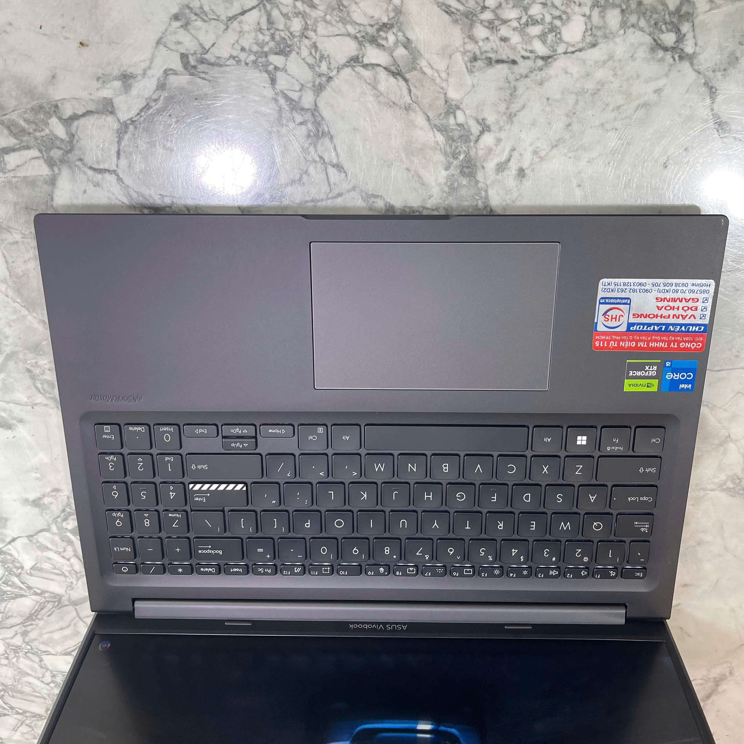 ASUS Vivobook K3605ZF Core I5-12500H Ram 16GB Ssd 512GB RTX 2050 Màn Hình : 16 Inch WUXGA 144Hz