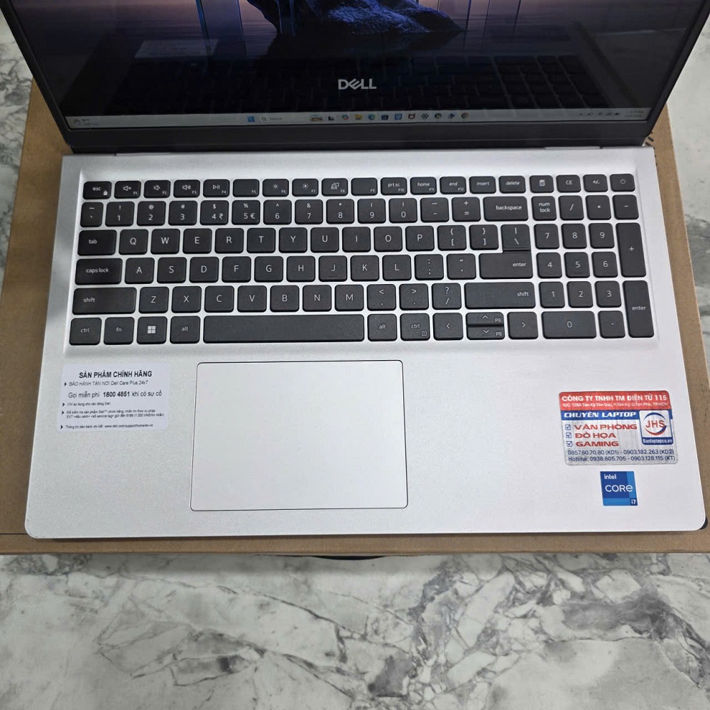 DELL 15 DC15250 DC5I7748W1 CORE I7-1355U RAM 16GB SSD 512GB MÀN HÌNH : 15.6 Inch IPS 120Hz