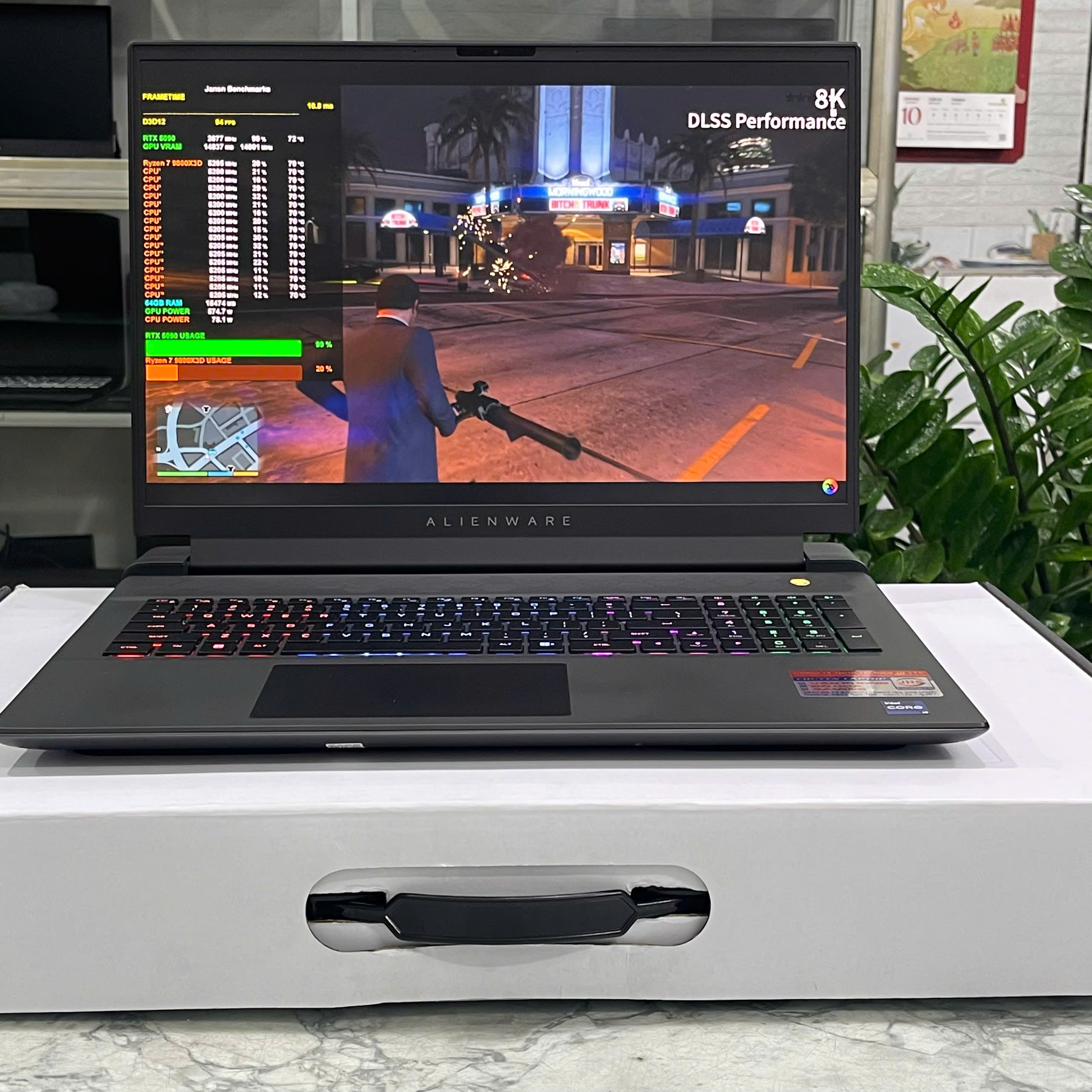 DELL ALIENWARE M18 R1 (Máy LikeNew-Full Box) Core I9-13900HX Ram 32GB Ssd 1T RTX 4080 12GB Màn Hình : 18 Inch FHD+  480Hz