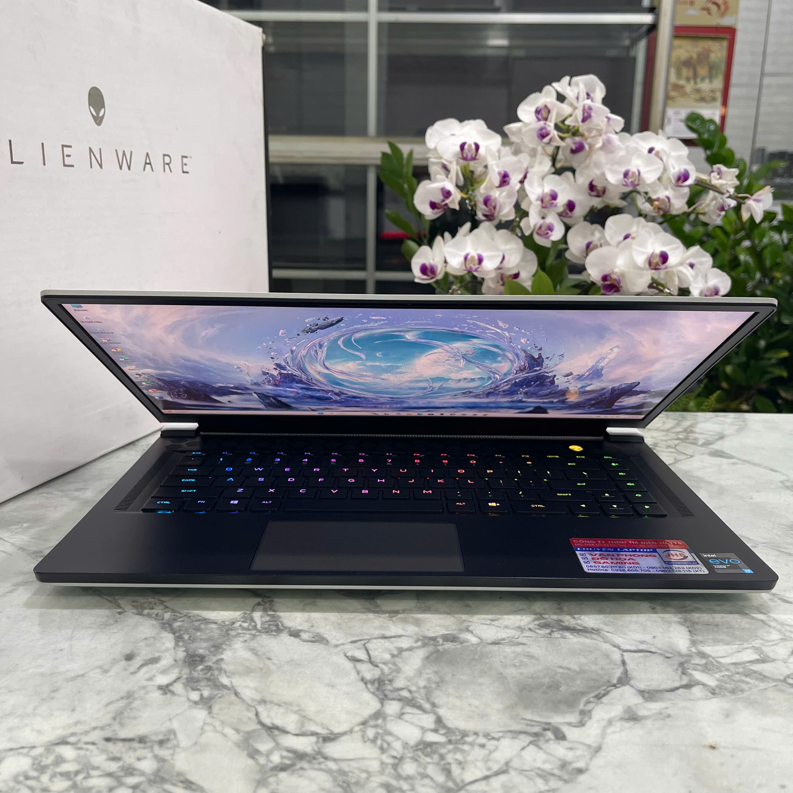 Dell Alienware X15 R1 Máy LikeNew Core I7-11800H RAM 16GB SSD 512GB RTX 3070 8GB Màn Hình : 15.6 Inch FHD 360Hz 