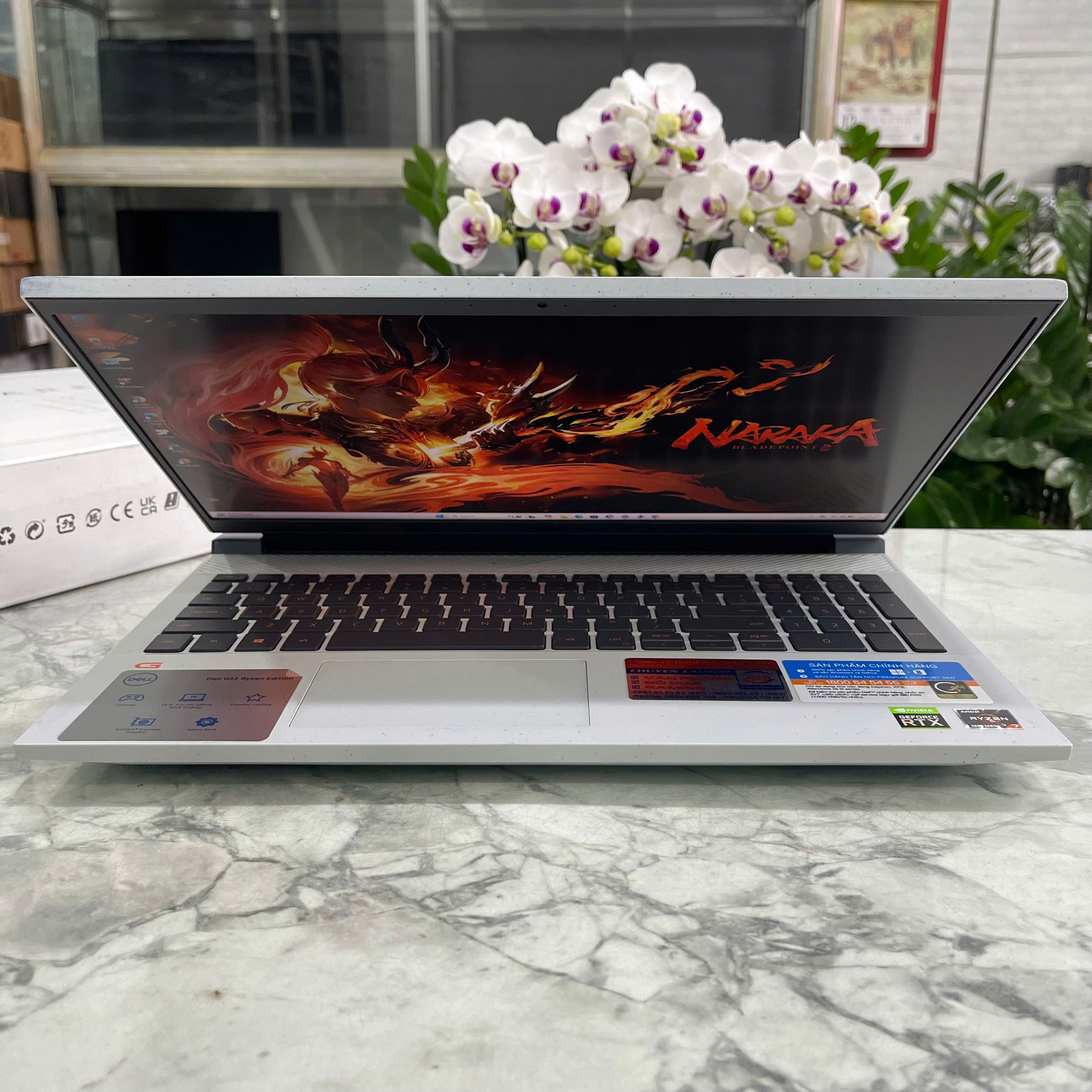 Dell G15 5515 Ryzen 5-5600H RAM 16GB SSD 512GB RTX 3050 4GB GDDR6 MÀN HÌNH : 15.6''IPS Fhd 120Hz