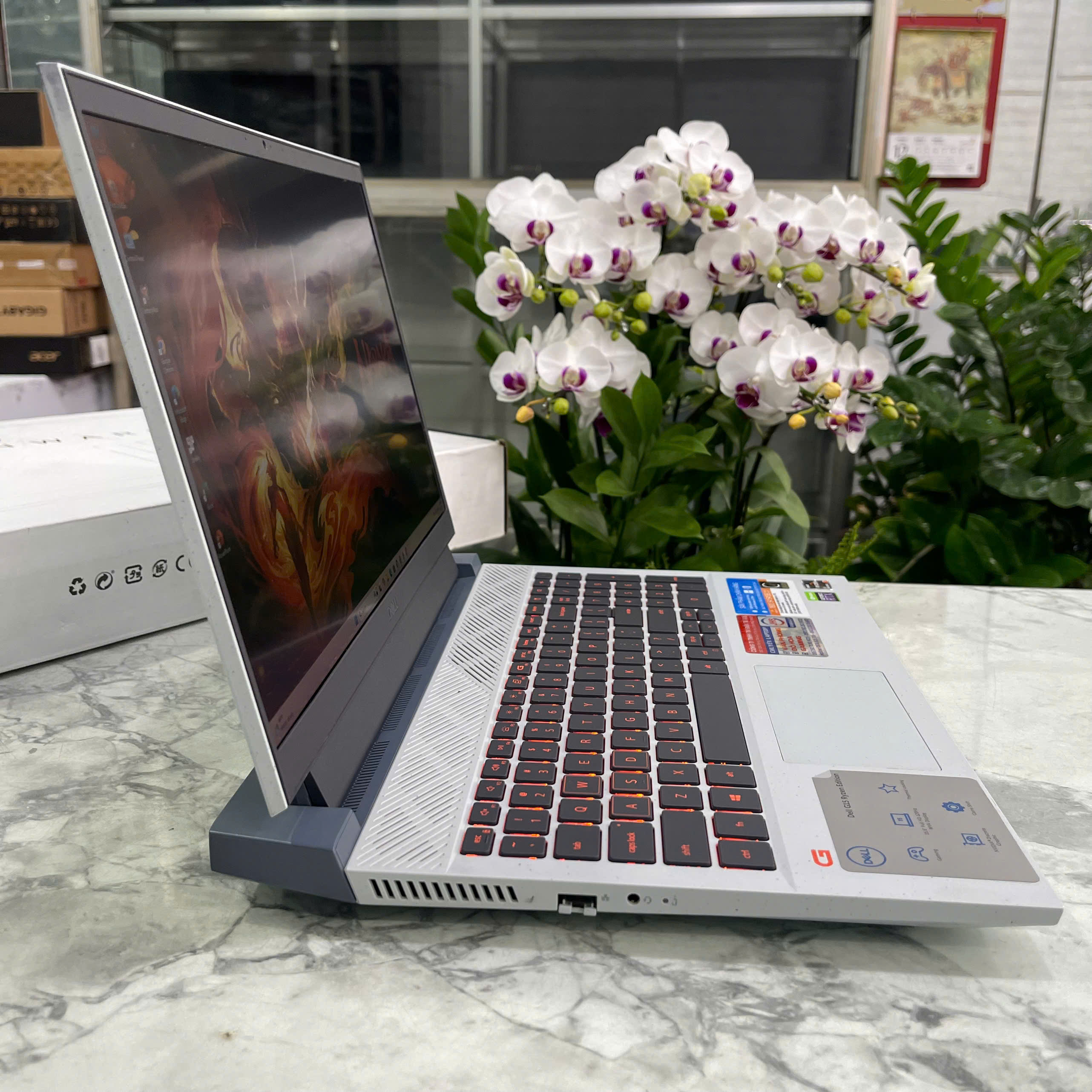 Dell G15 5515 Ryzen 5-5600H RAM 16GB SSD 512GB RTX 3050 4GB GDDR6 MÀN HÌNH : 15.6''IPS Fhd 120Hz