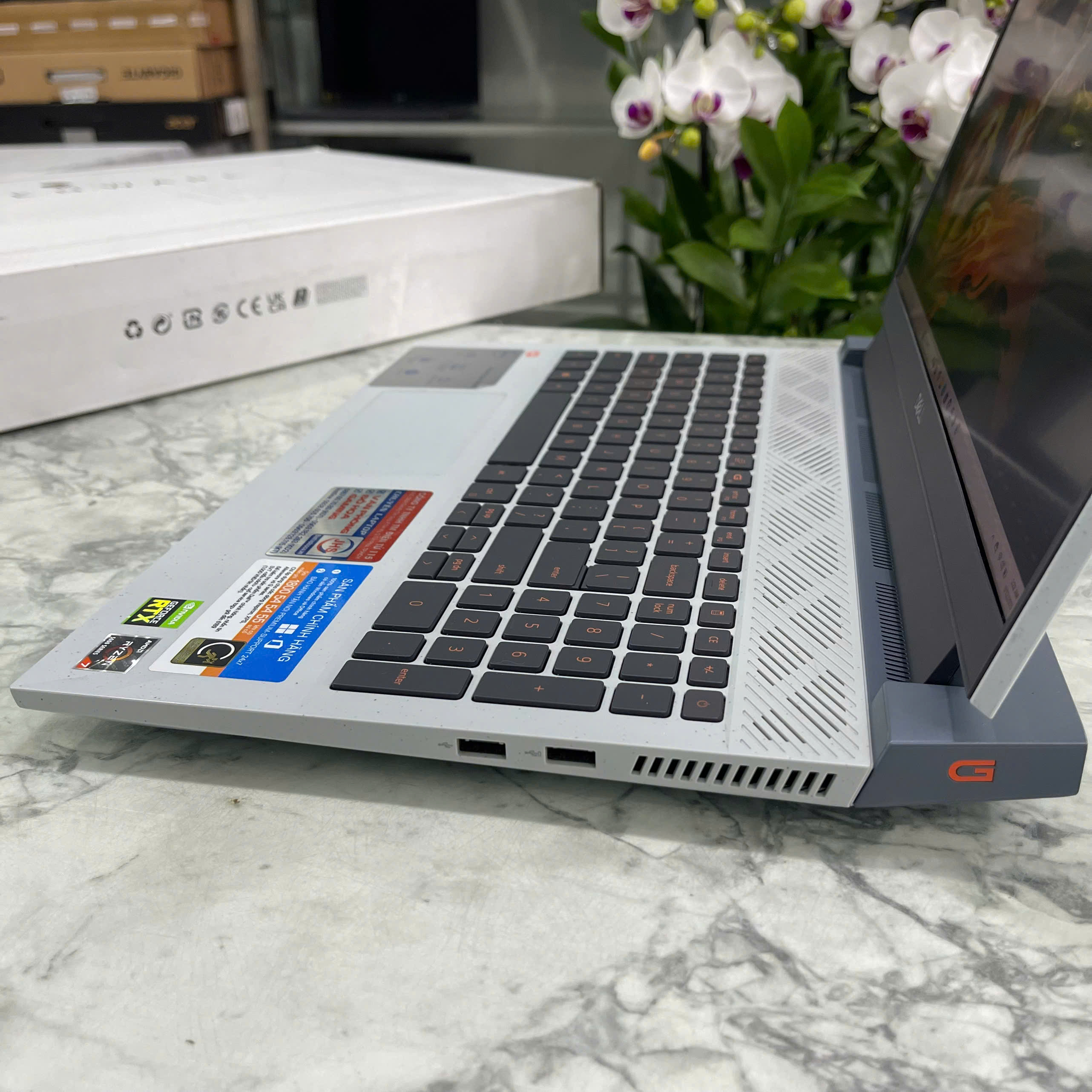 Dell G15 5515 Ryzen 5-5600H RAM 16GB SSD 512GB RTX 3050 4GB GDDR6 MÀN HÌNH : 15.6''IPS Fhd 120Hz