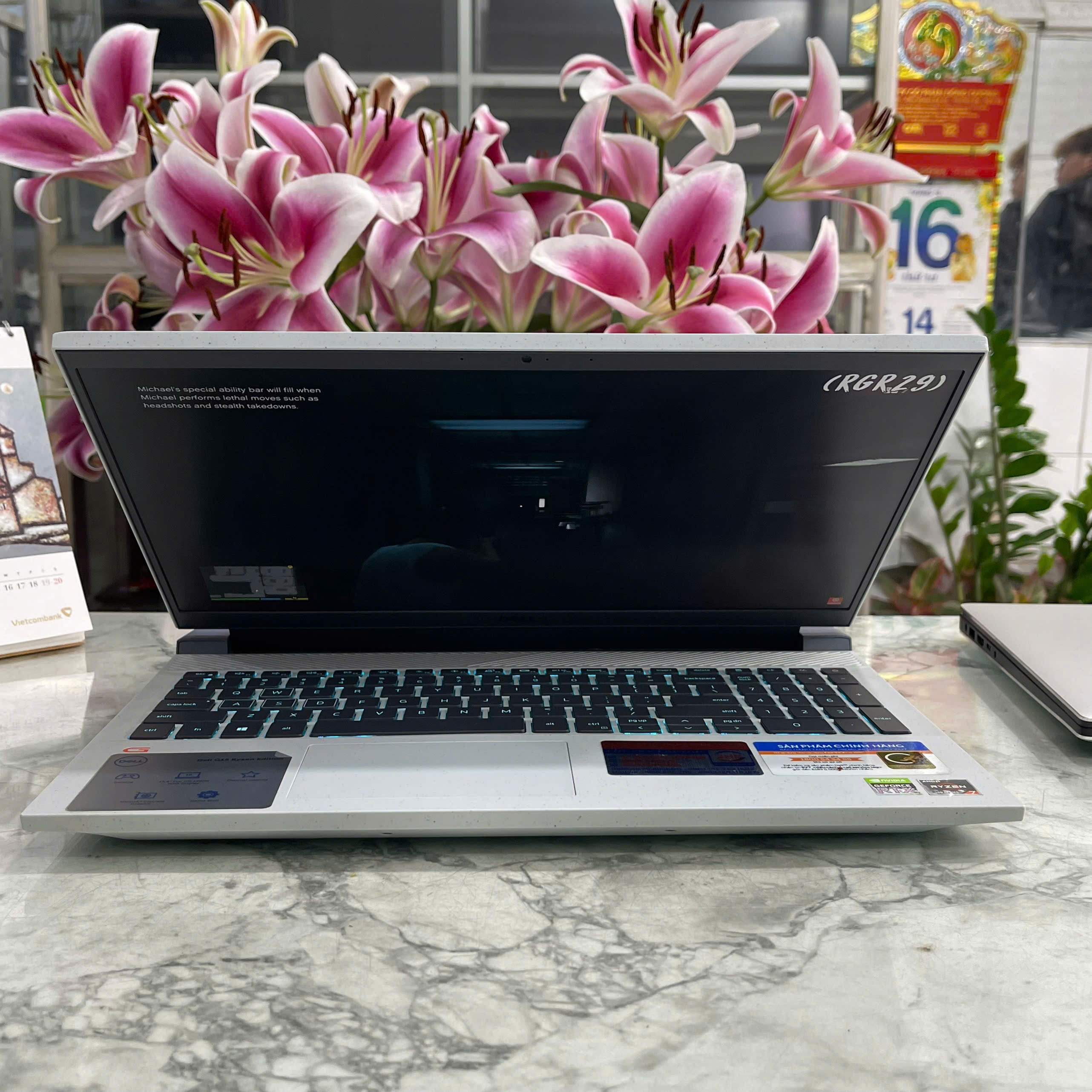  Dell G15 5515 Ryzen 7-5800H Ram 16gb Ssd 512gb Nvidia RTX 3050 Màn hình 15.6''IPS Fhd 120Hz