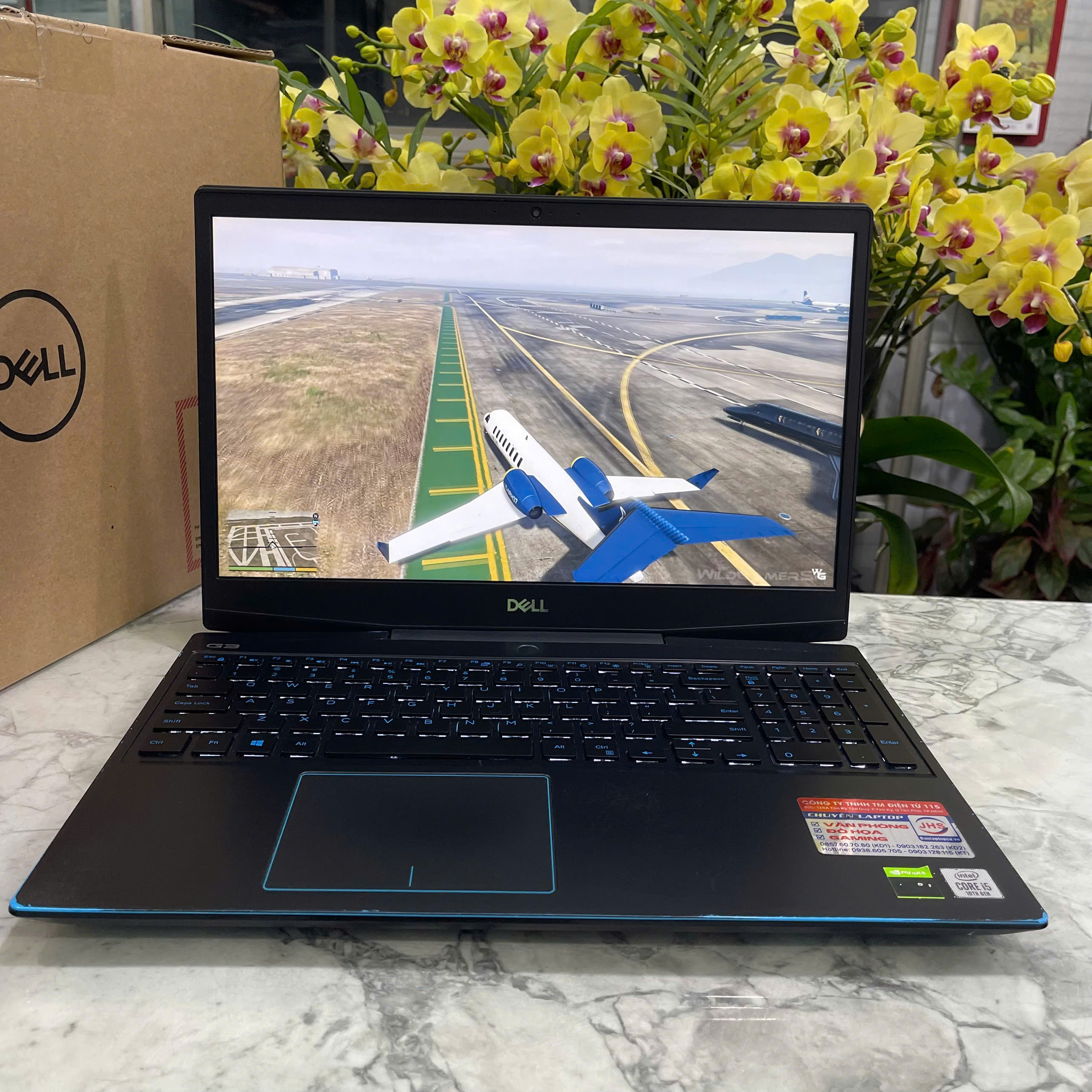 Dell G3 3500 CORE I5–10300H RAM 16GB SSD 256GB Và 500GB HDD GTX 1650 4GB MÀN HÌNH : 15.6''IPS Fhd 120Hz