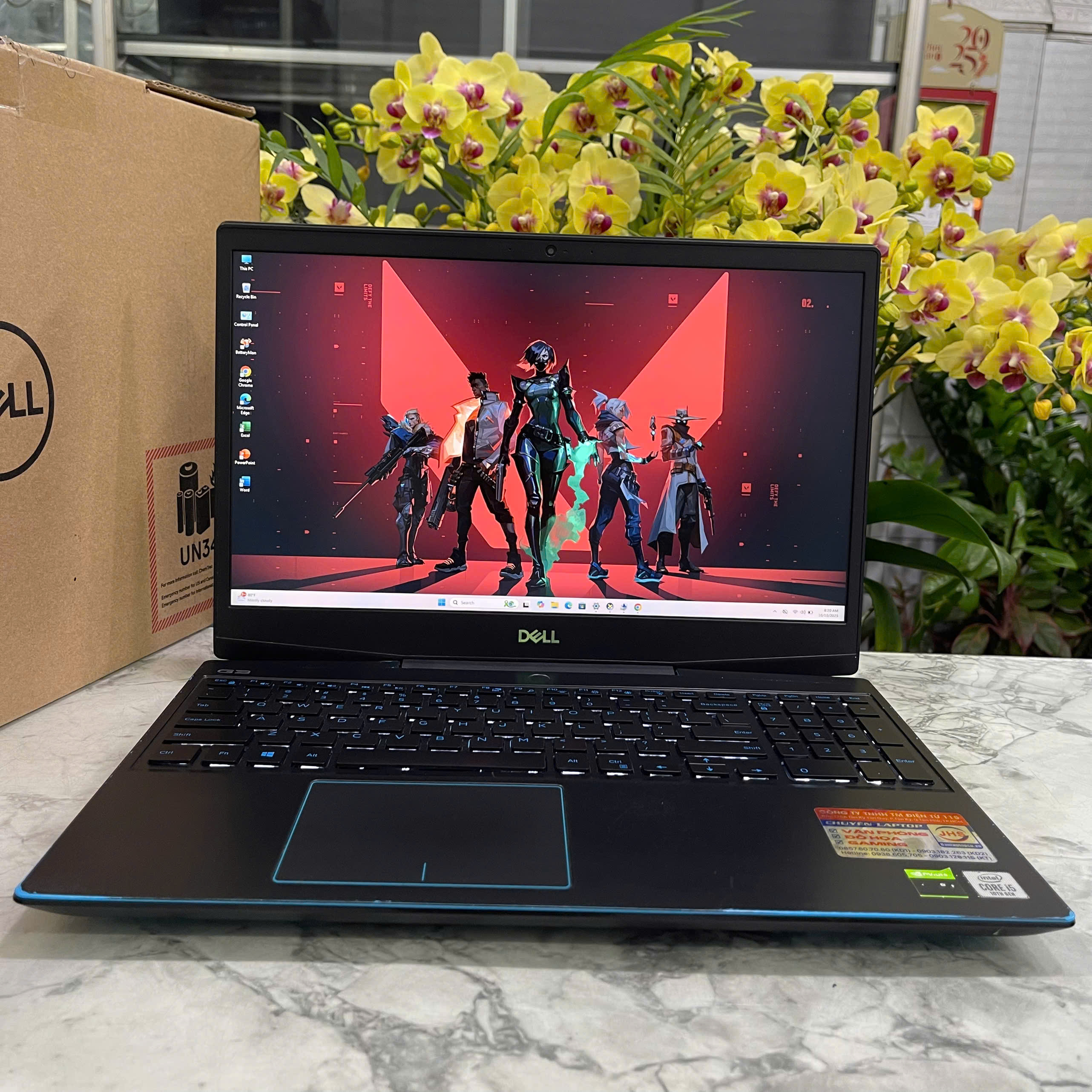 Dell G3 3500 CORE I5–10300H RAM 16GB SSD 256GB Và 500GB HDD GTX 1650 4GB MÀN HÌNH : 15.6''IPS Fhd 120Hz