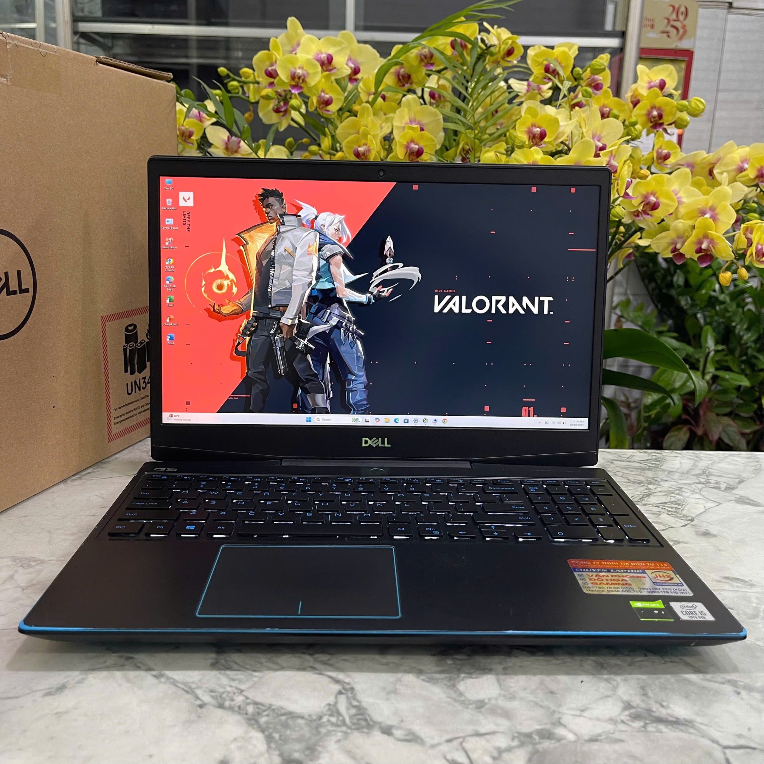 Dell G3 3500 CORE I5–10300H RAM 16GB SSD 256GB Và 500GB HDD GTX 1650 4GB MÀN HÌNH : 15.6''IPS Fhd 120Hz
